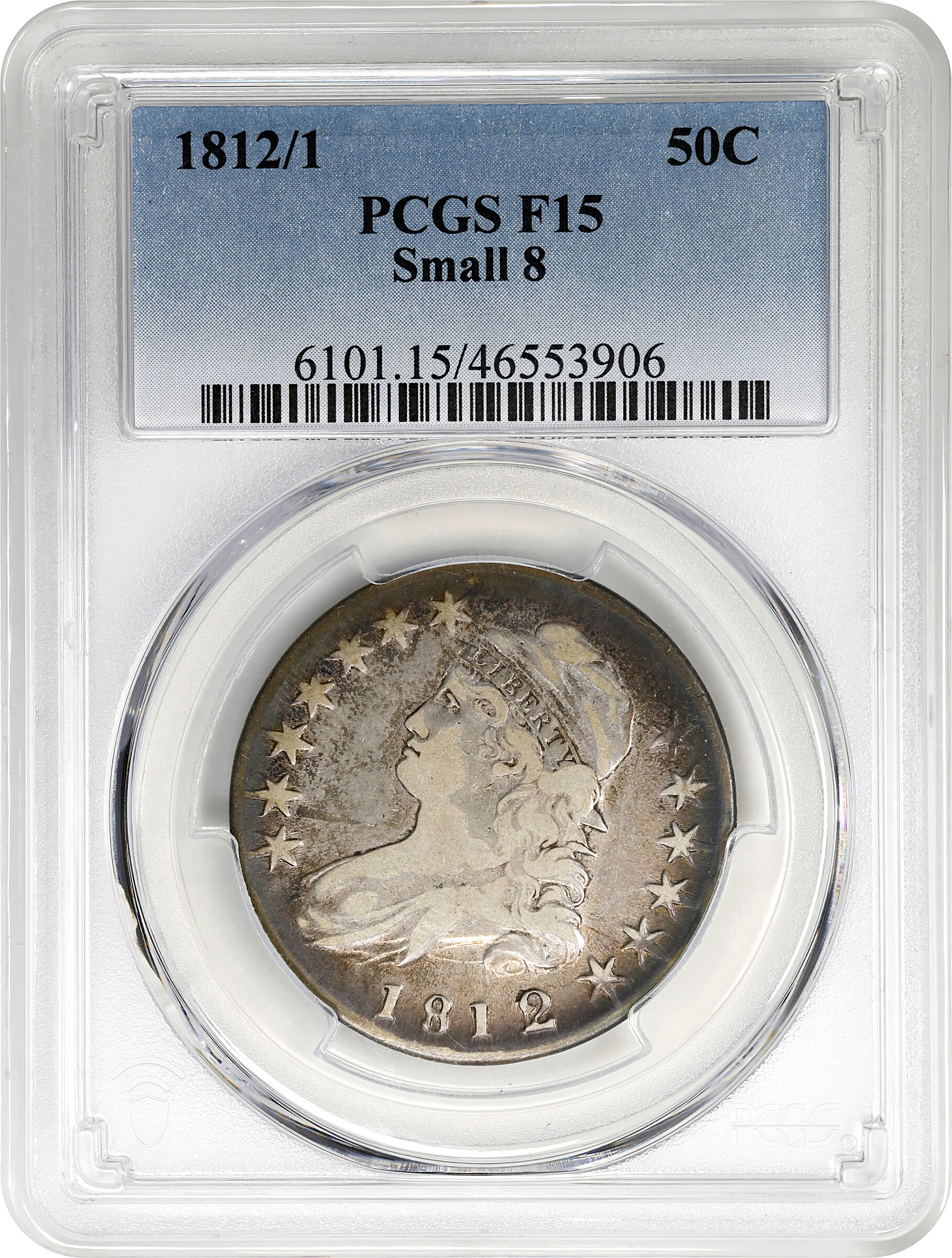 1812/1 50c Small 8 AG3 thumbnail 20