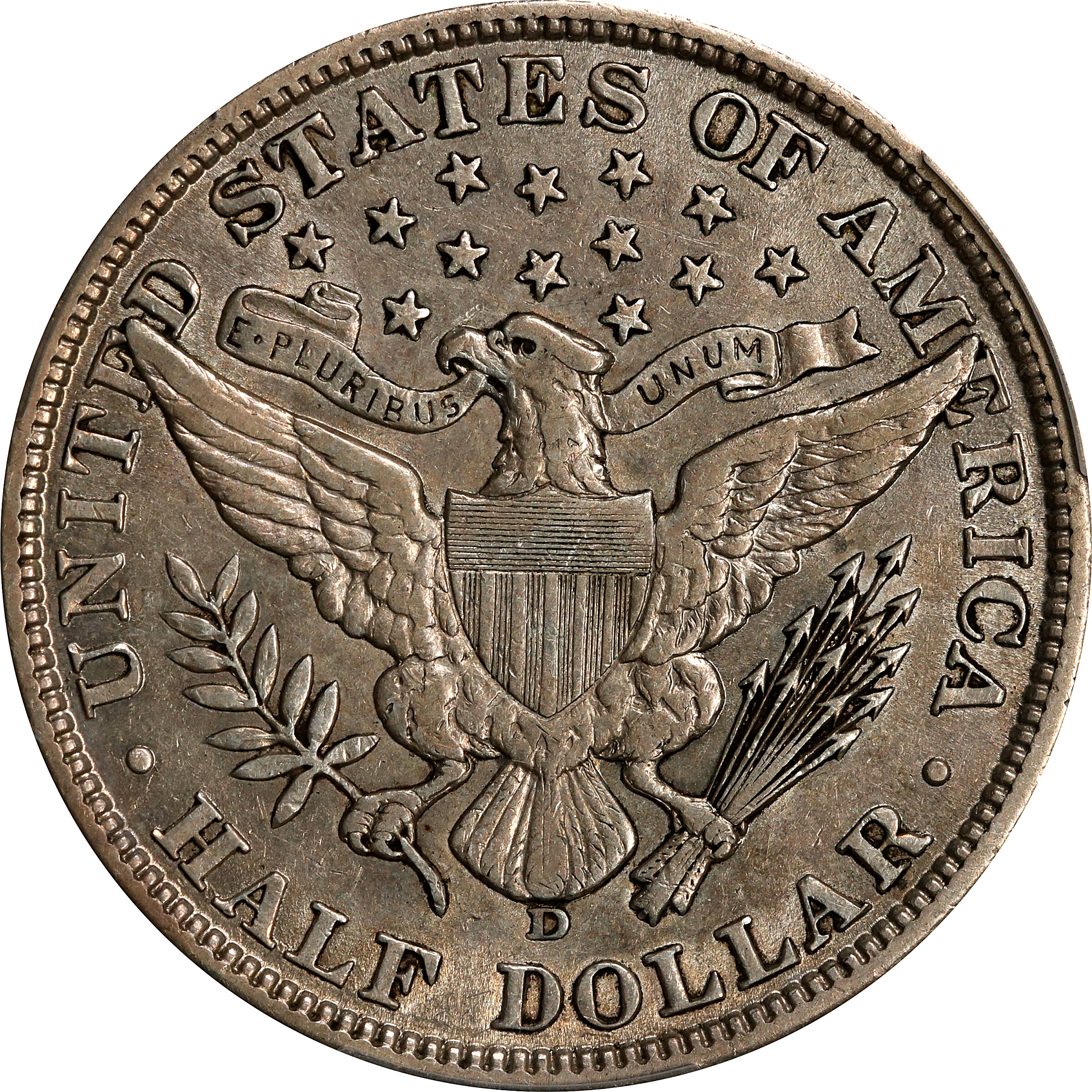 1907-D 50c XF45 thumbnail 2