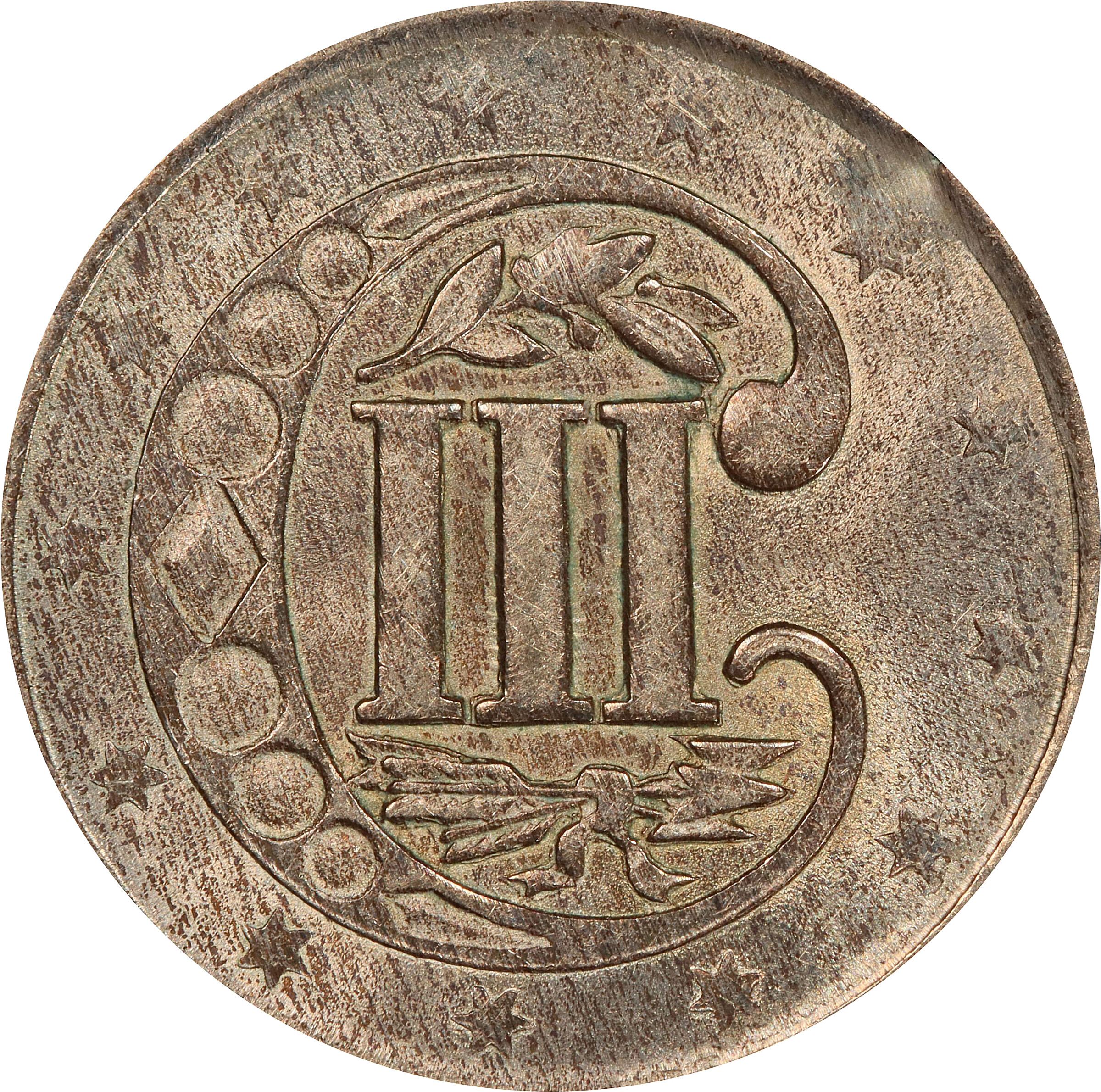 1856 3cS MS63 thumbnail 2