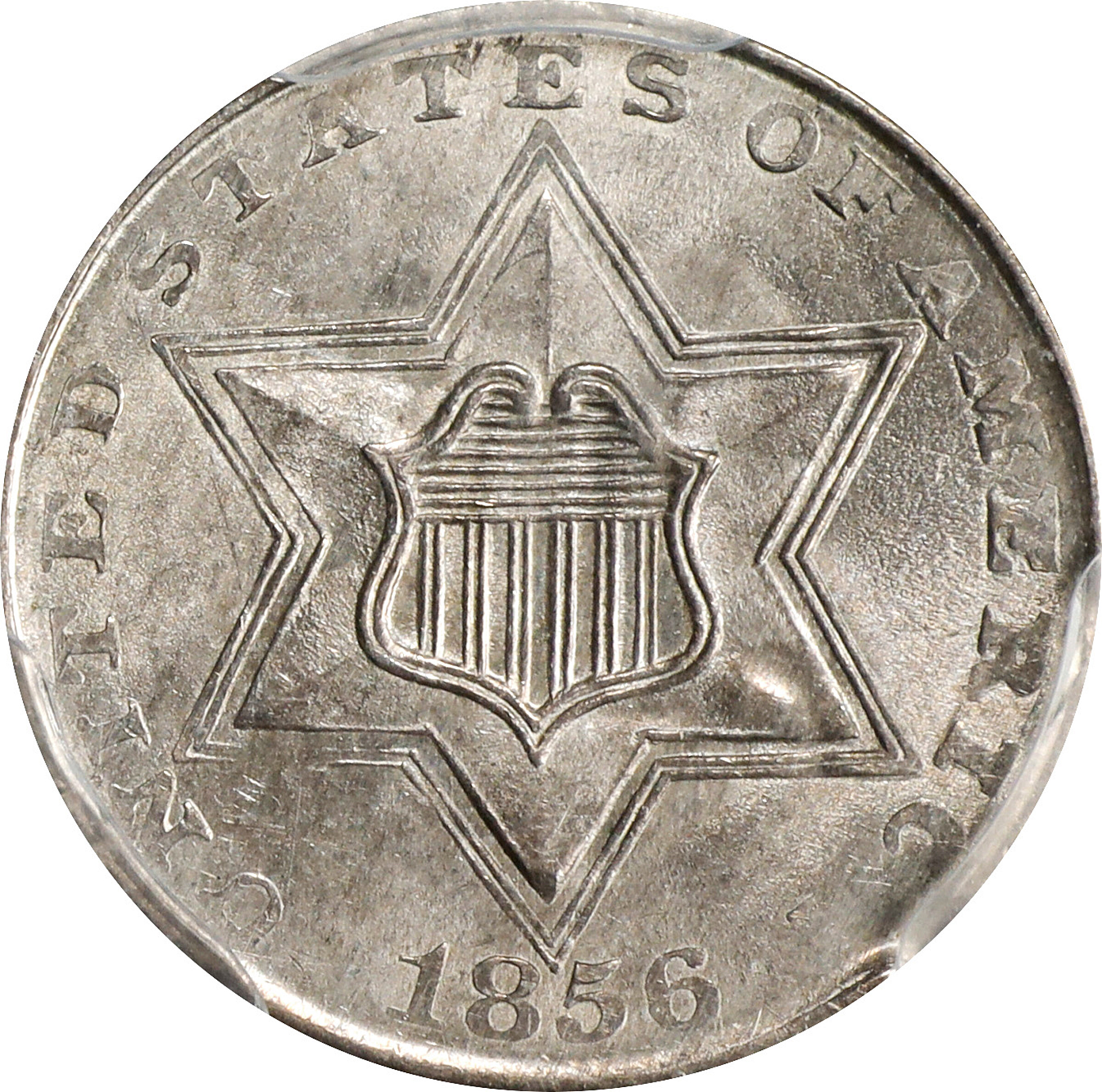1856 3cS MS63 thumbnail 3