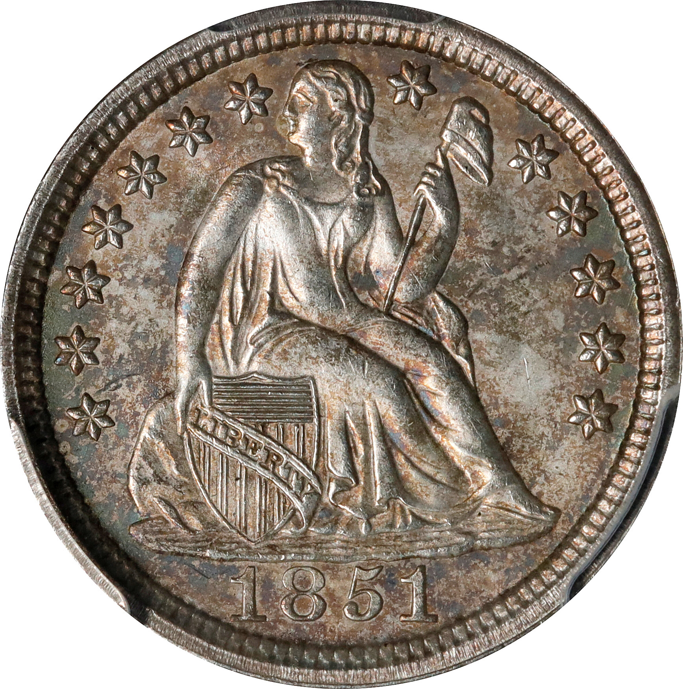 1851 10c MS66 thumbnail 17