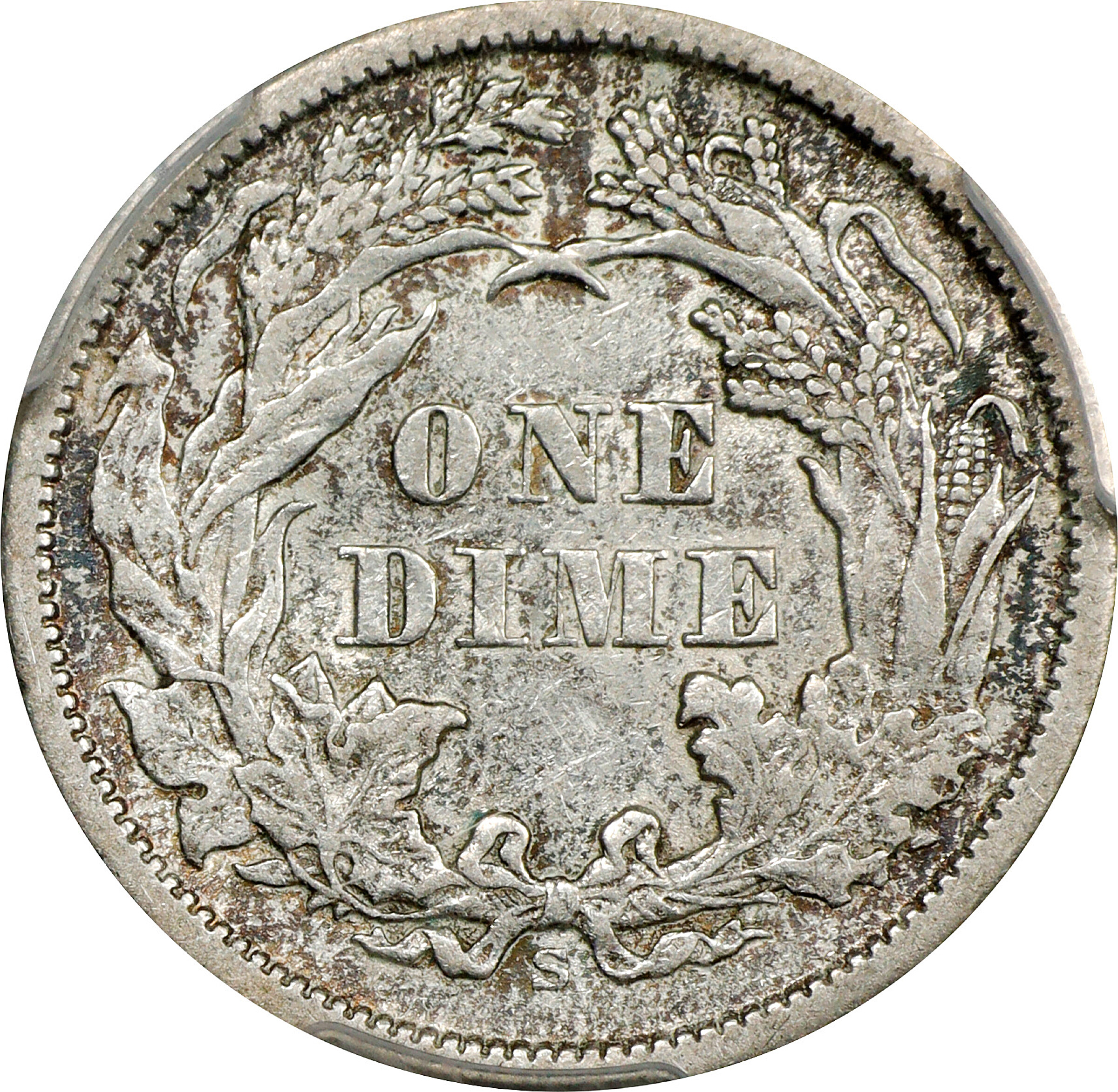 1873-S 10c Arrows XF40 thumbnail 4