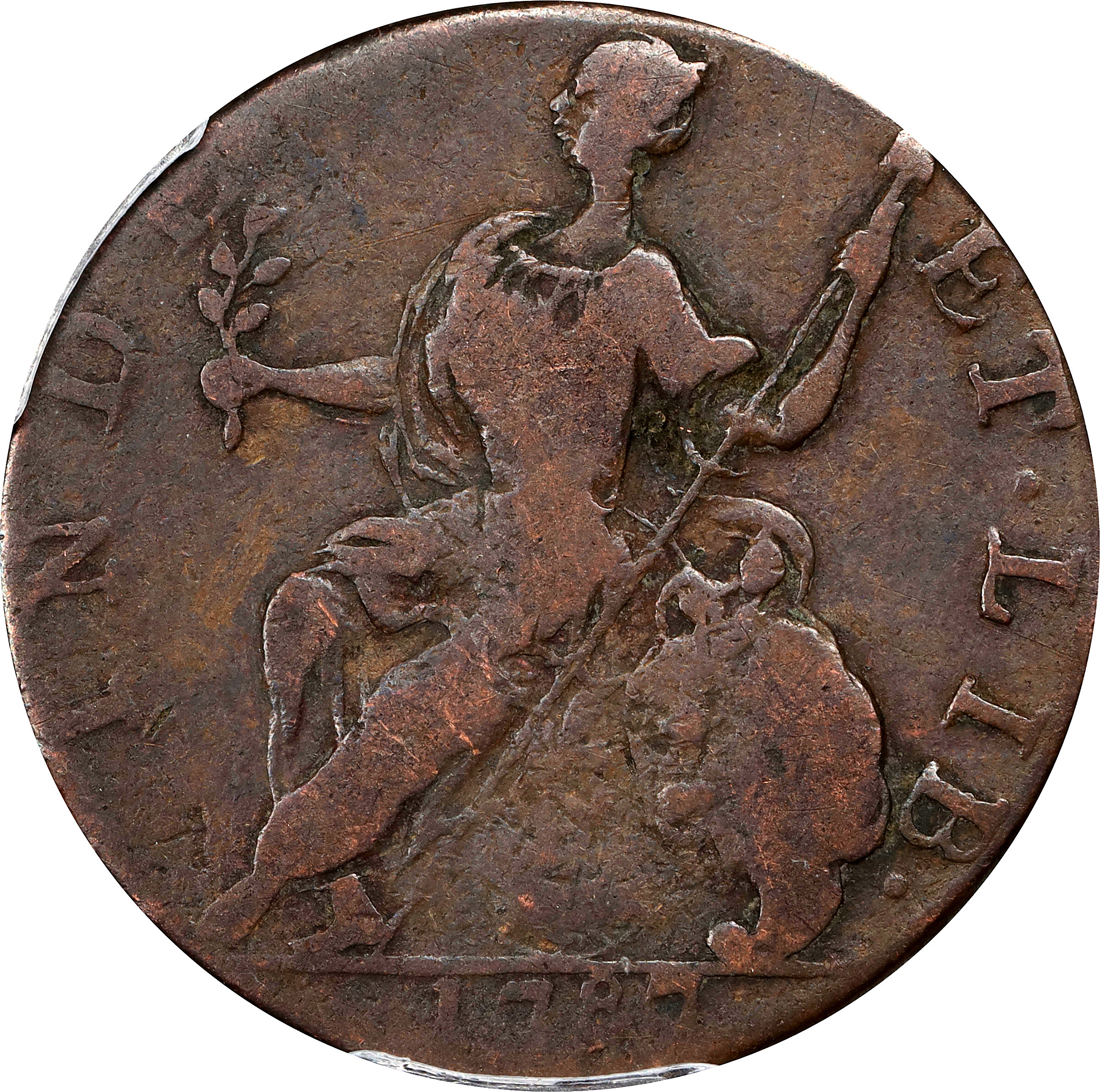 1787 Copper Connecticut, Mailed Bust Left, Horned MS BN VG10 BN thumbnail 18