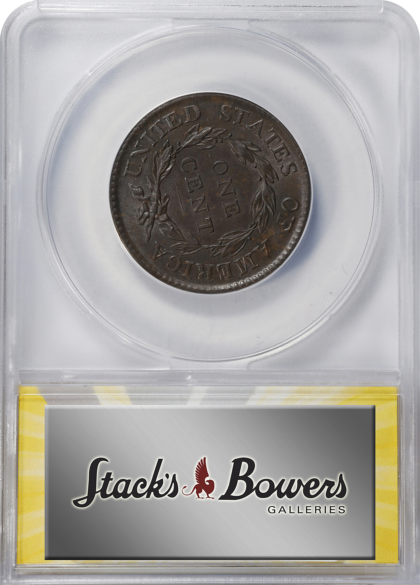 1818 1c N-10 MS BN AU50 BN CAC thumbnail 8