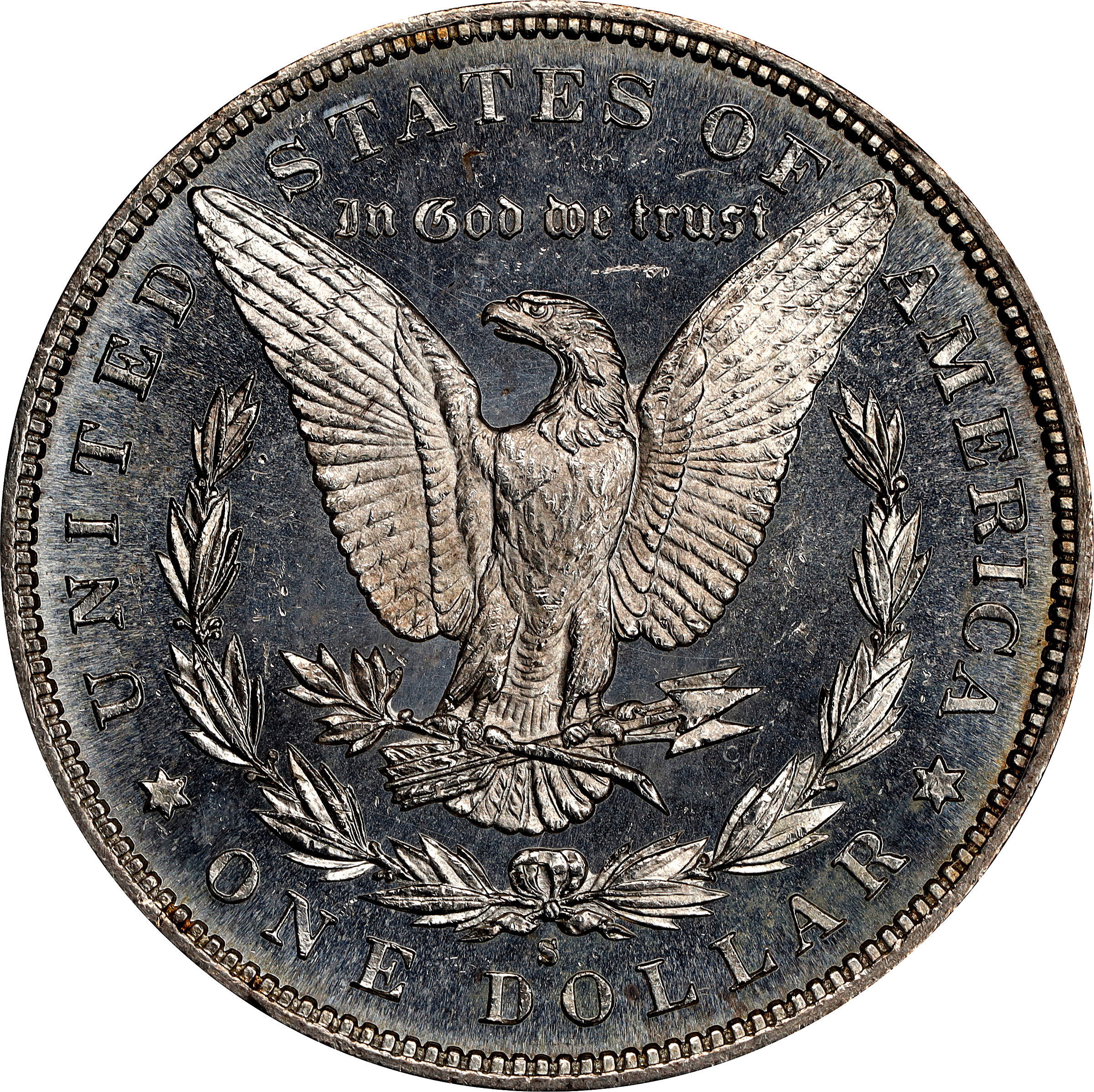 1888-S $1  MS PL AU55 PL CAC thumbnail 4