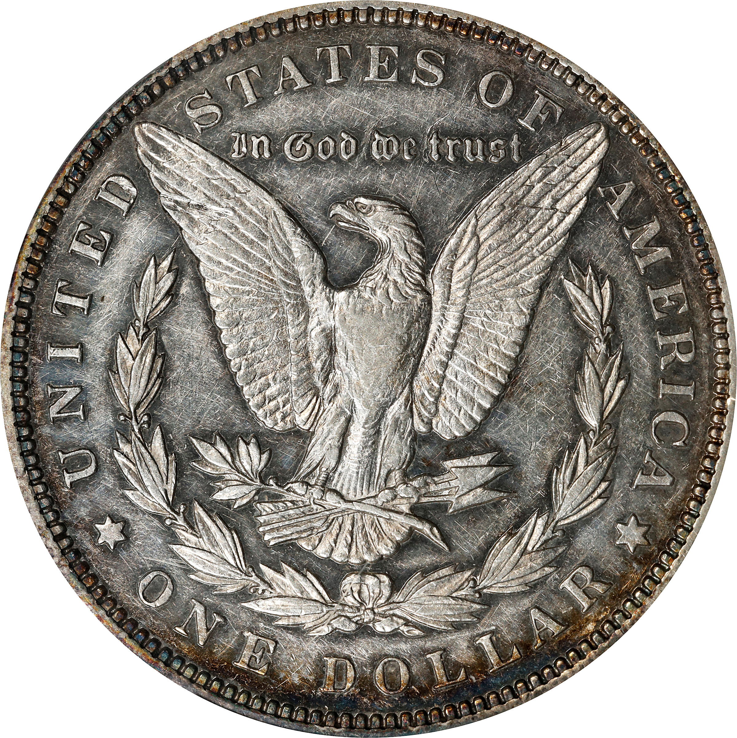 1890 $1 AU53 thumbnail 2