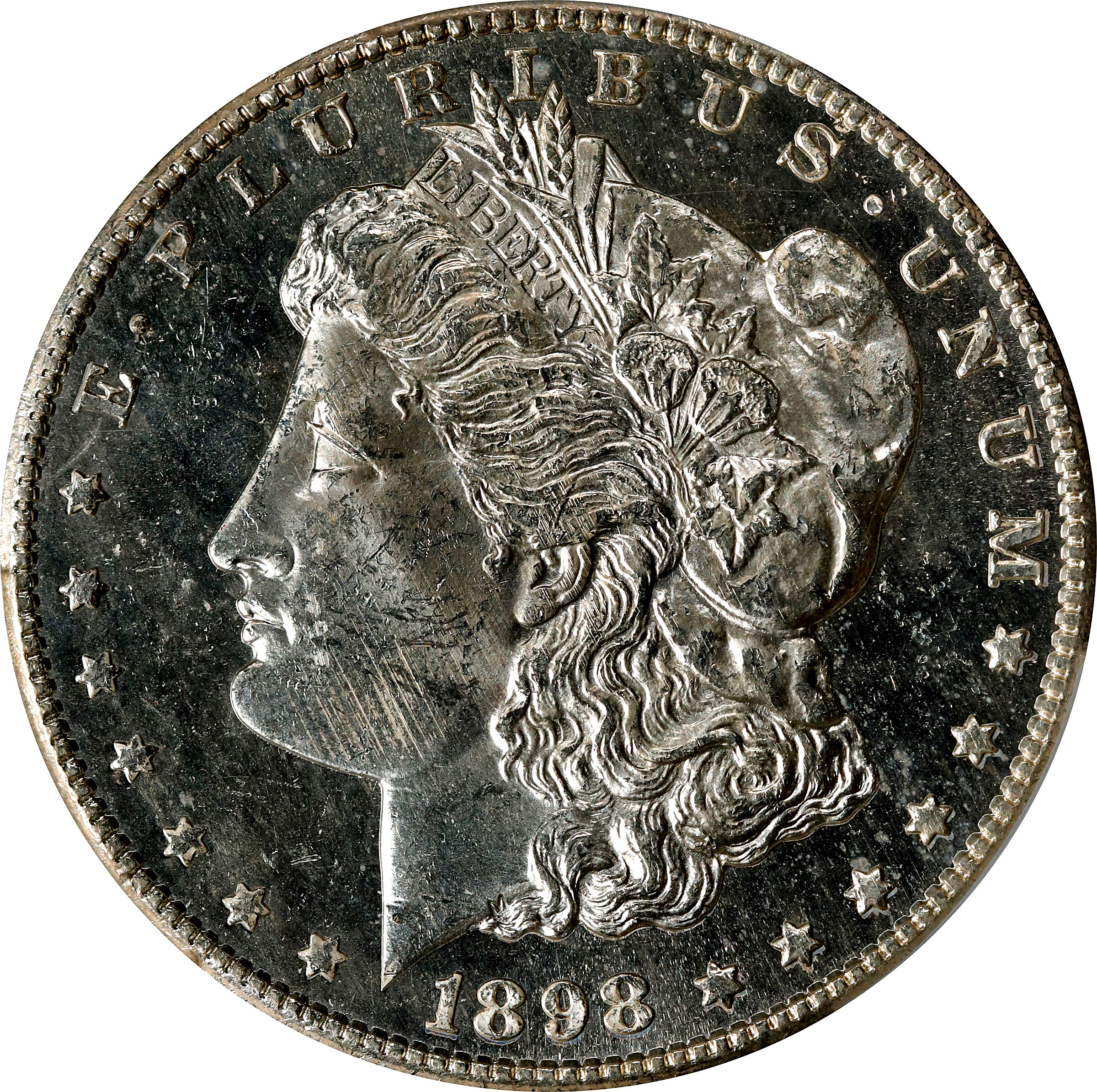 1898-S Morgan Silver Dollar. MS-63 PL (PCGS).
