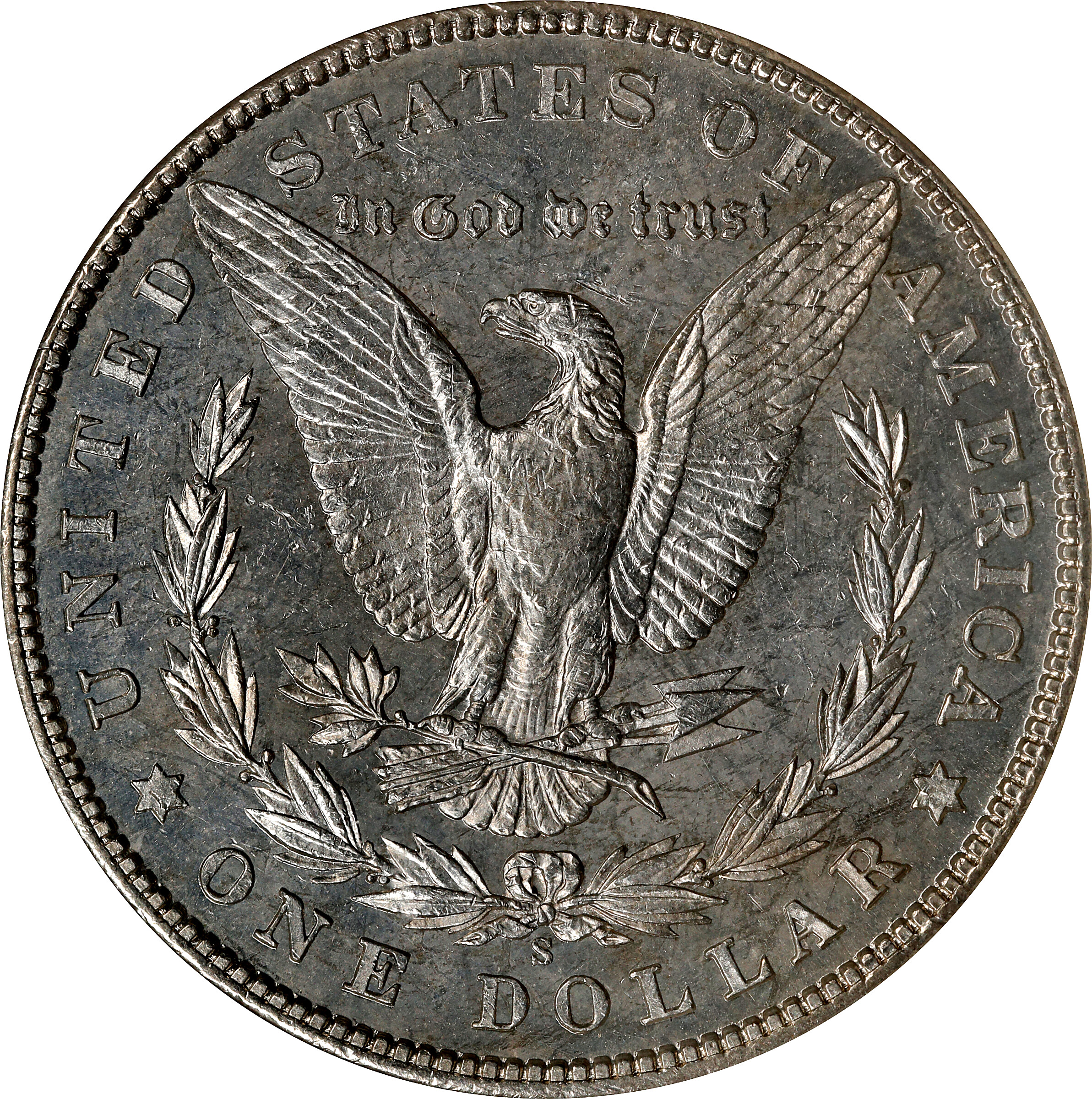 1901-S $1  MS PL AU50 PL CAC thumbnail 2