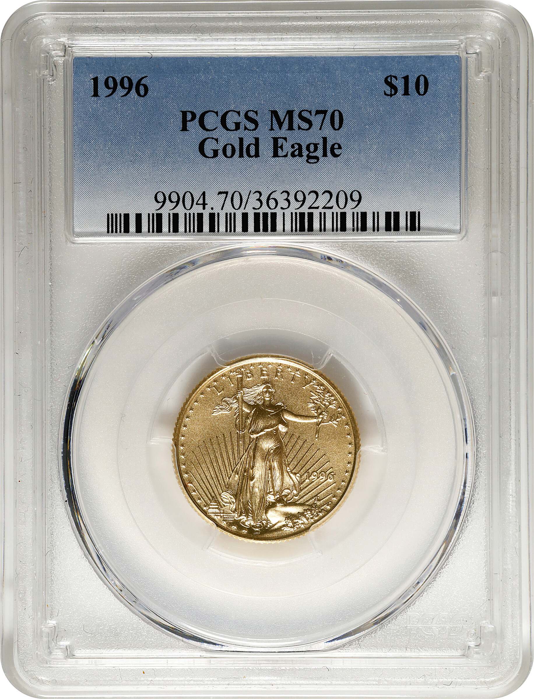 1996 $10  Gold Eagle MS70 thumbnail 8