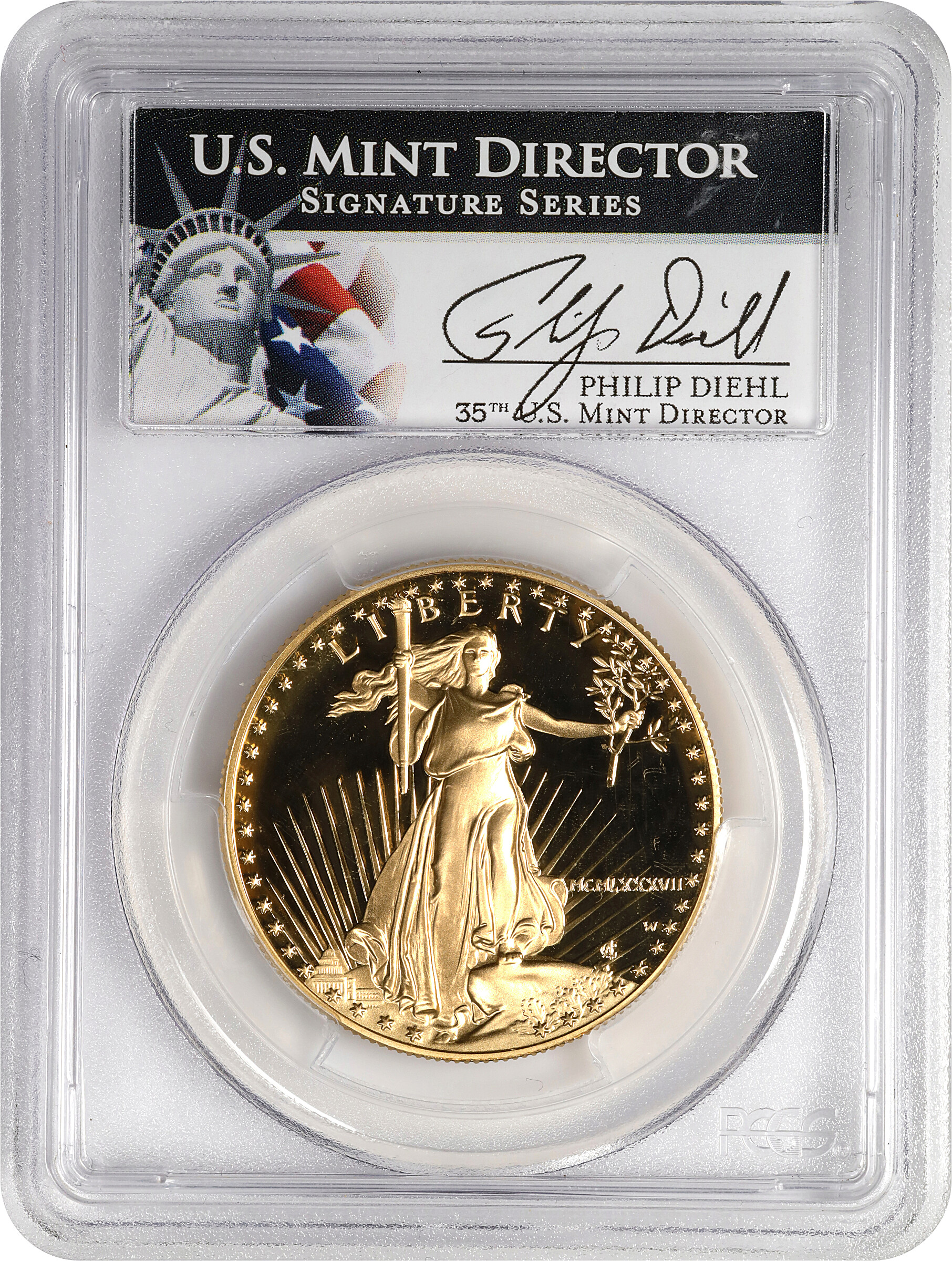 1987-W G$50  Gold Eagle PR DCAM PR65 DCAM thumbnail 12