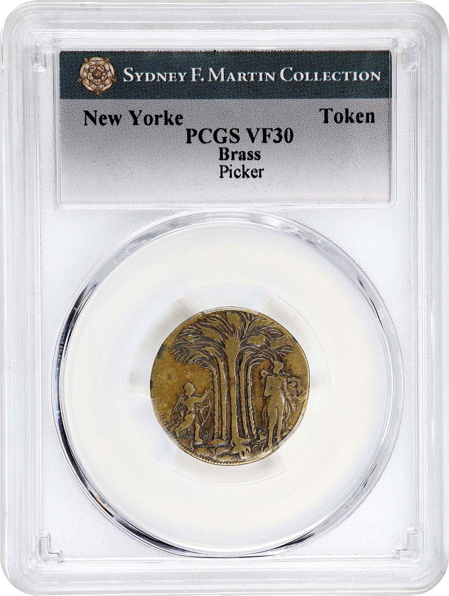 New Yorke Token Brass VF25 thumbnail 3