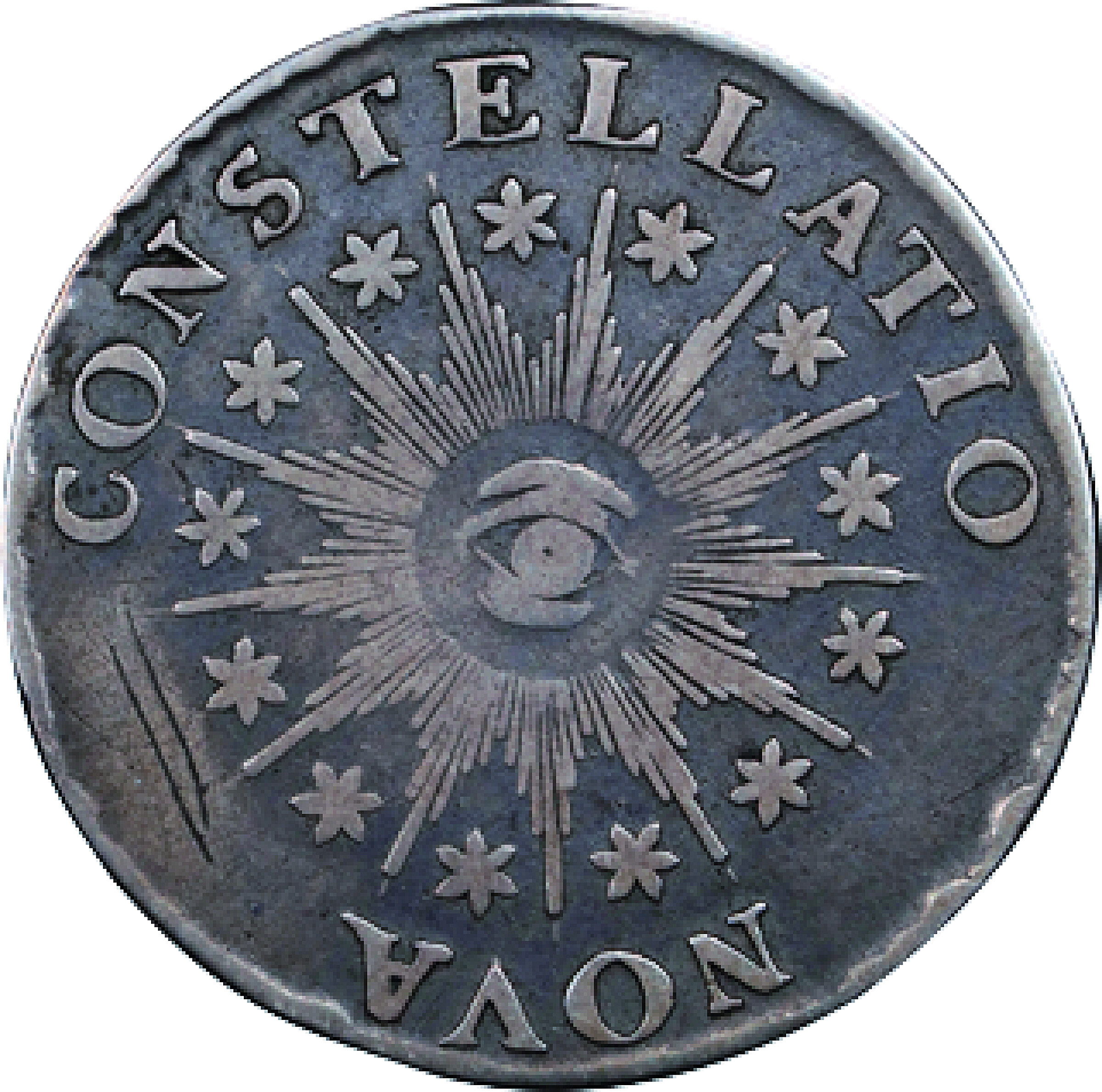1785 Silver 13 Stars XF40 thumbnail 22