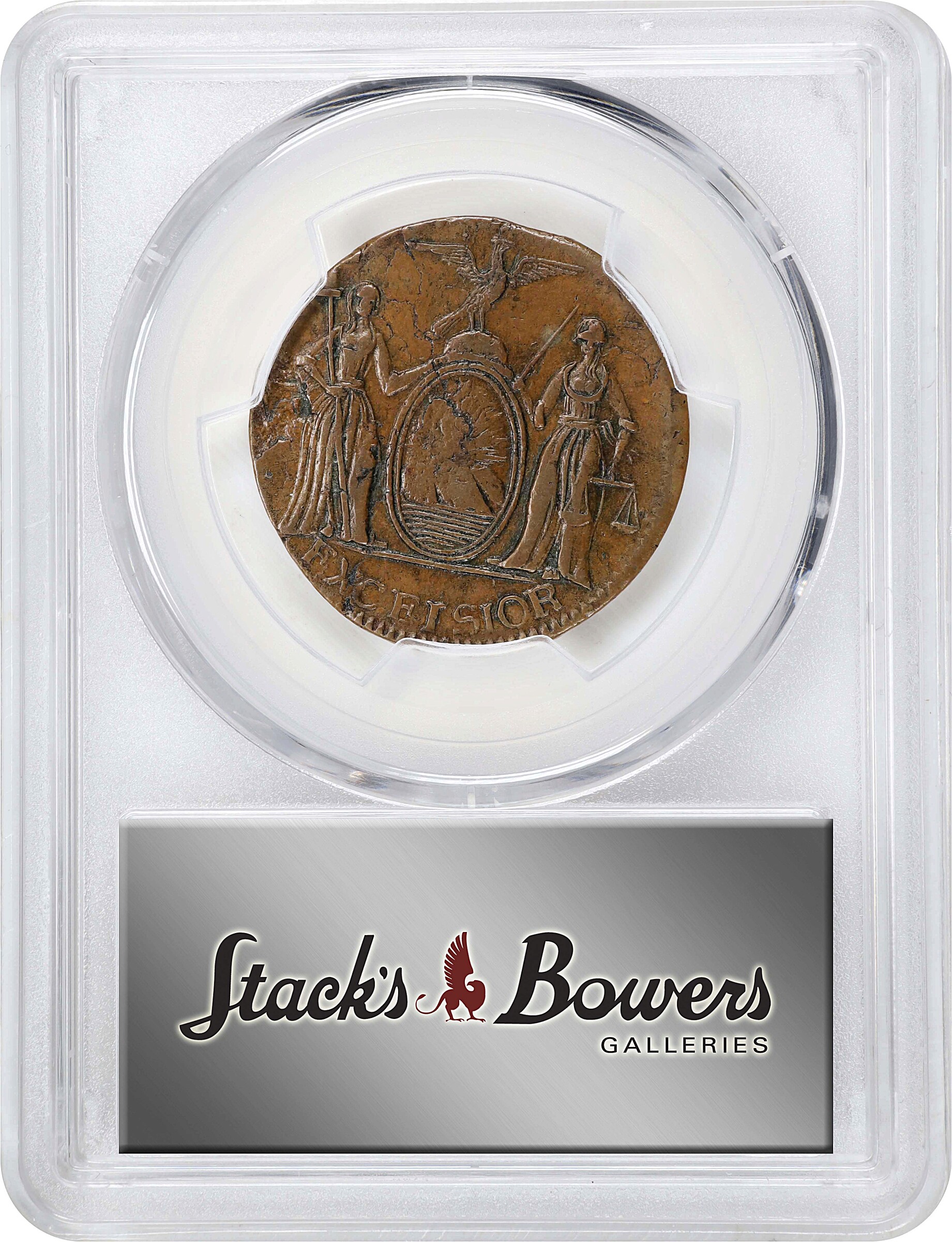 1787 Copper New York, Excelsior, Transposed Arrows MS BN VF35 BN thumbnail 12