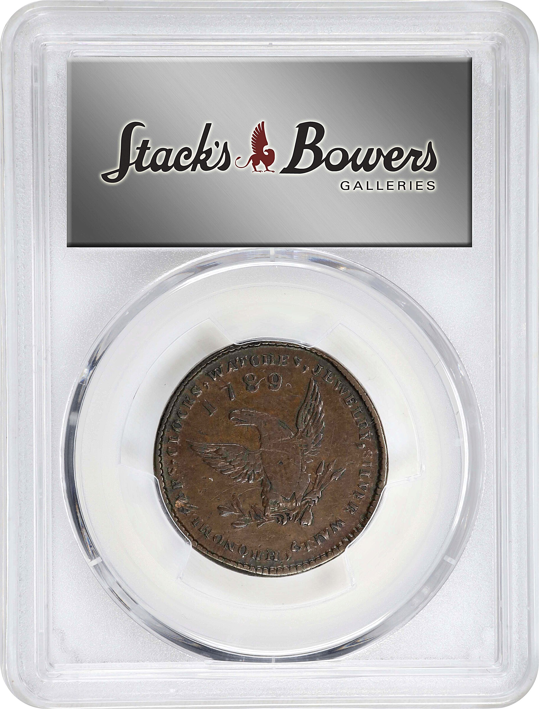 "1789" Token Mott, Thick Engrailed Edge VG10 thumbnail 22
