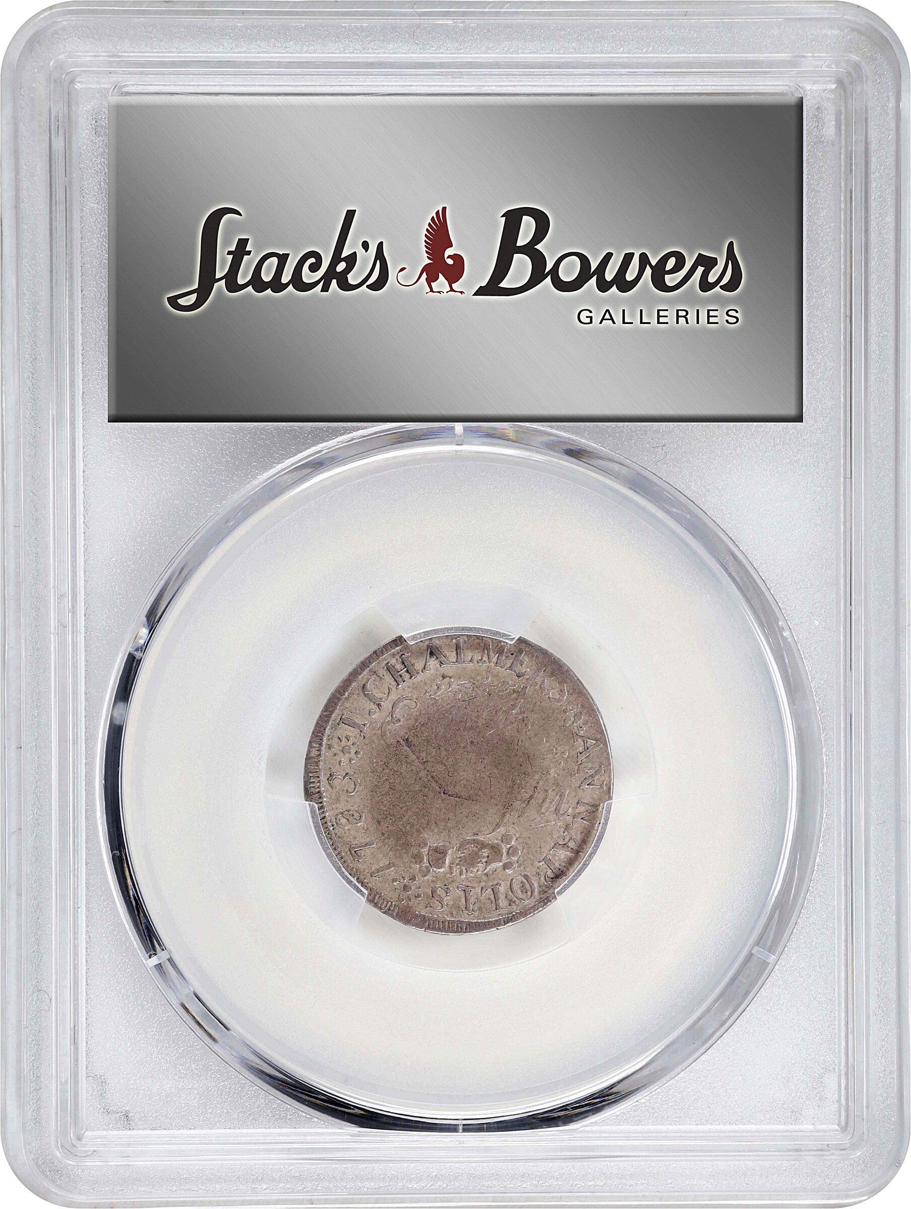 1783 Shilling Chalmers, Rings F12 thumbnail 16