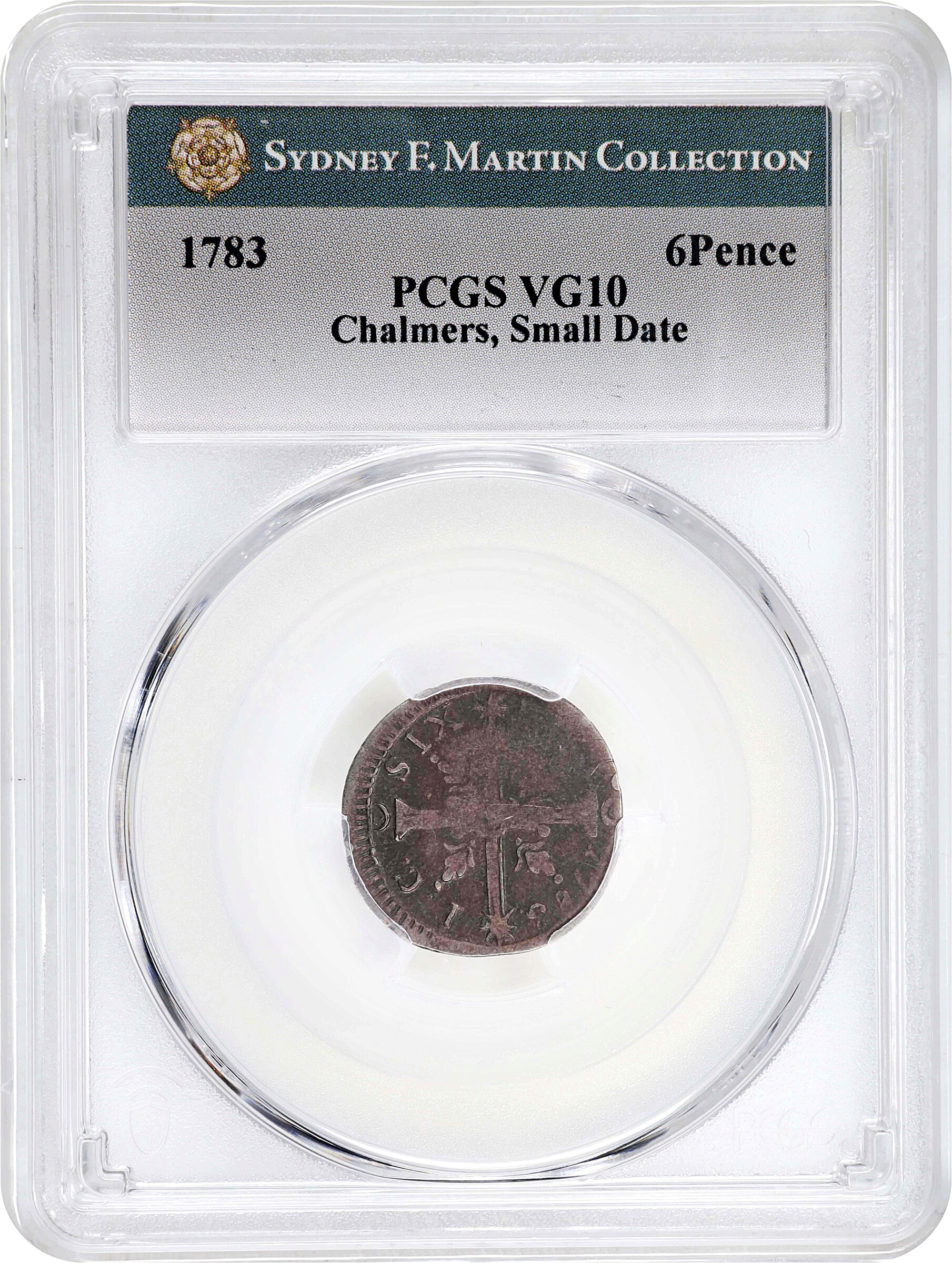 1783 6p Chalmers, Small Date VG10 thumbnail 3