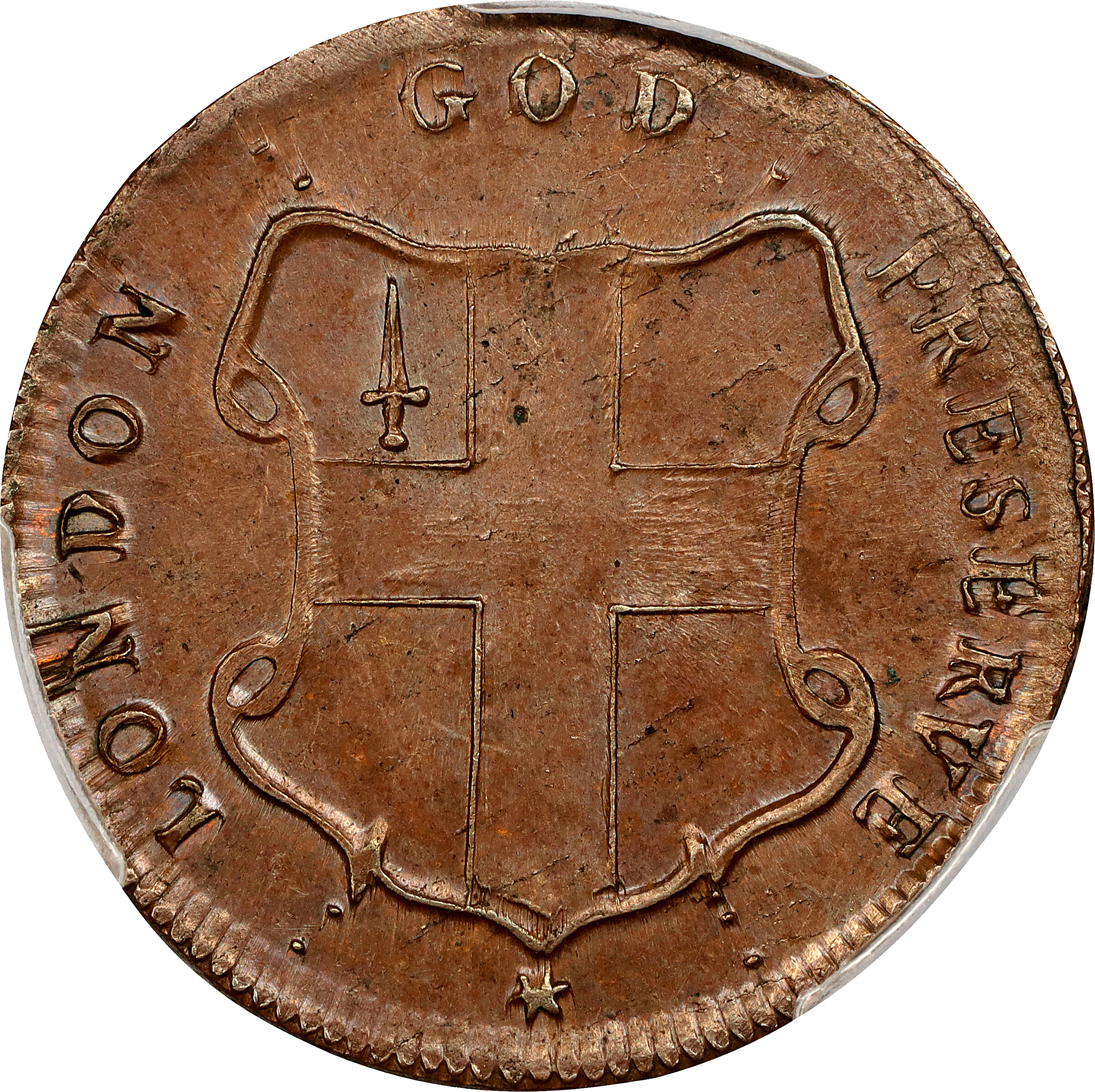 (1694) 1/2 P Elephant, LONDON, Thin Planchet MS BN MS60 BN thumbnail 19