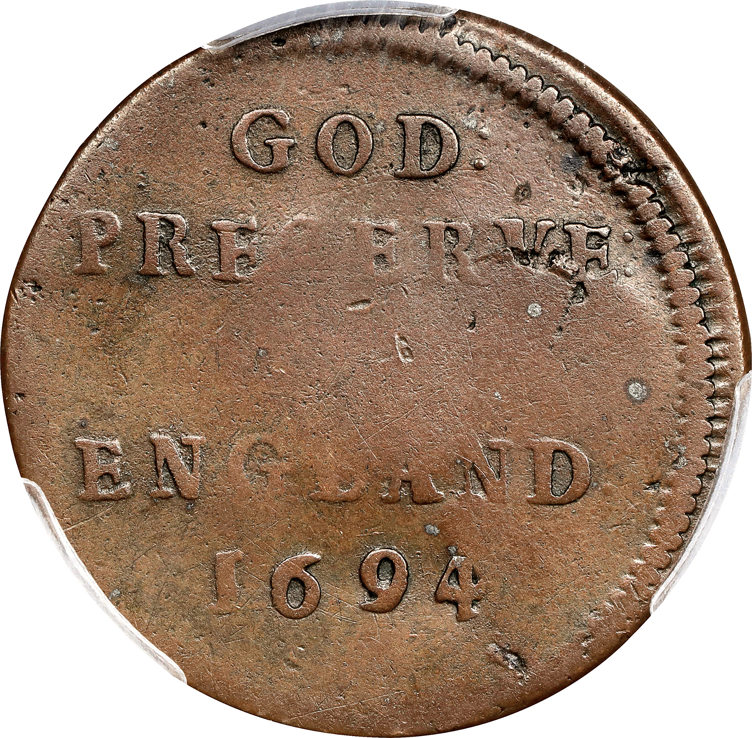 1694 1/2 P Elephant, NEW ENGLAND MS BN VG8 BN thumbnail 2