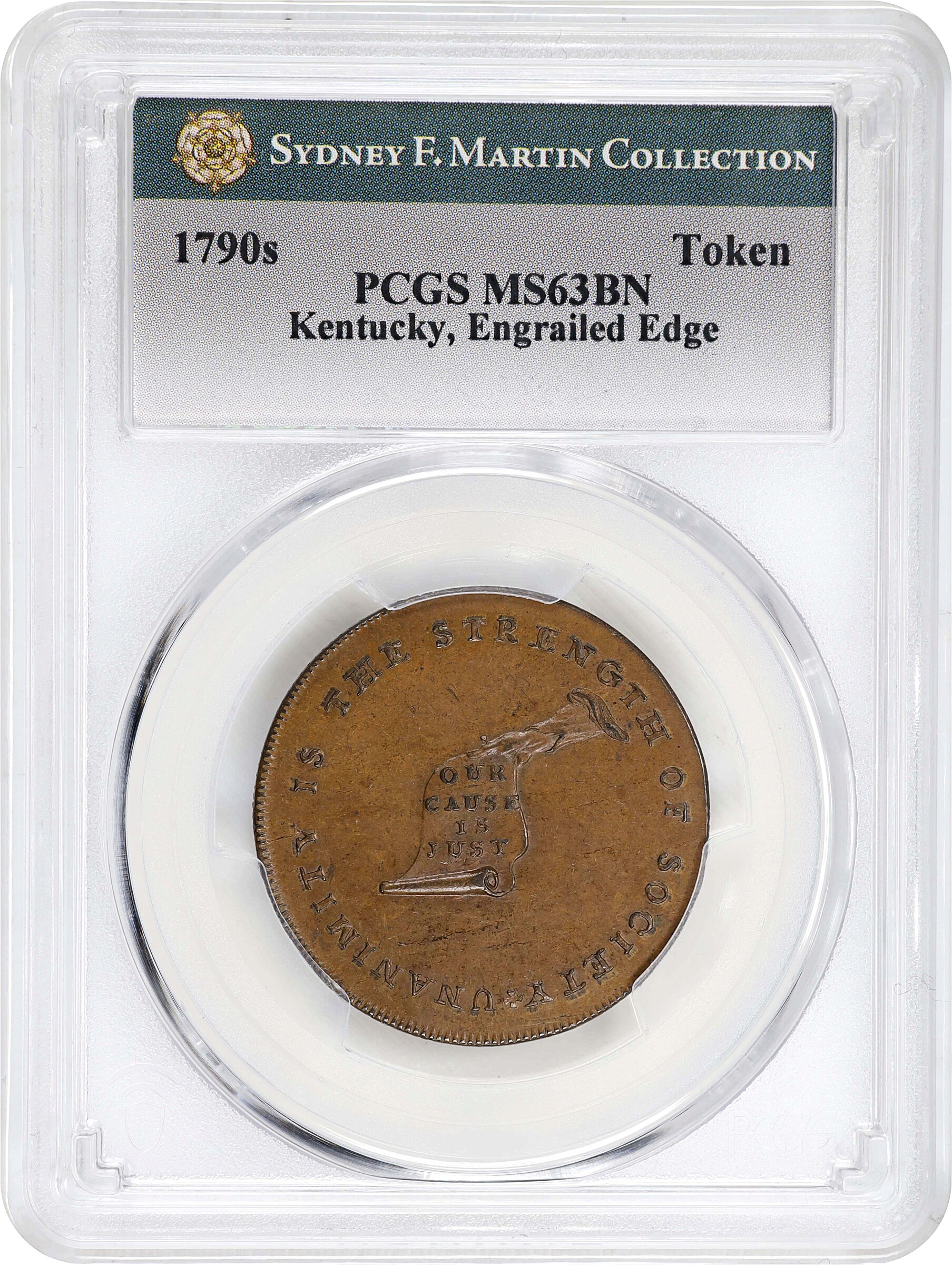 Kentucky Token Engrailed Edge MS BN MS61 BN thumbnail 20