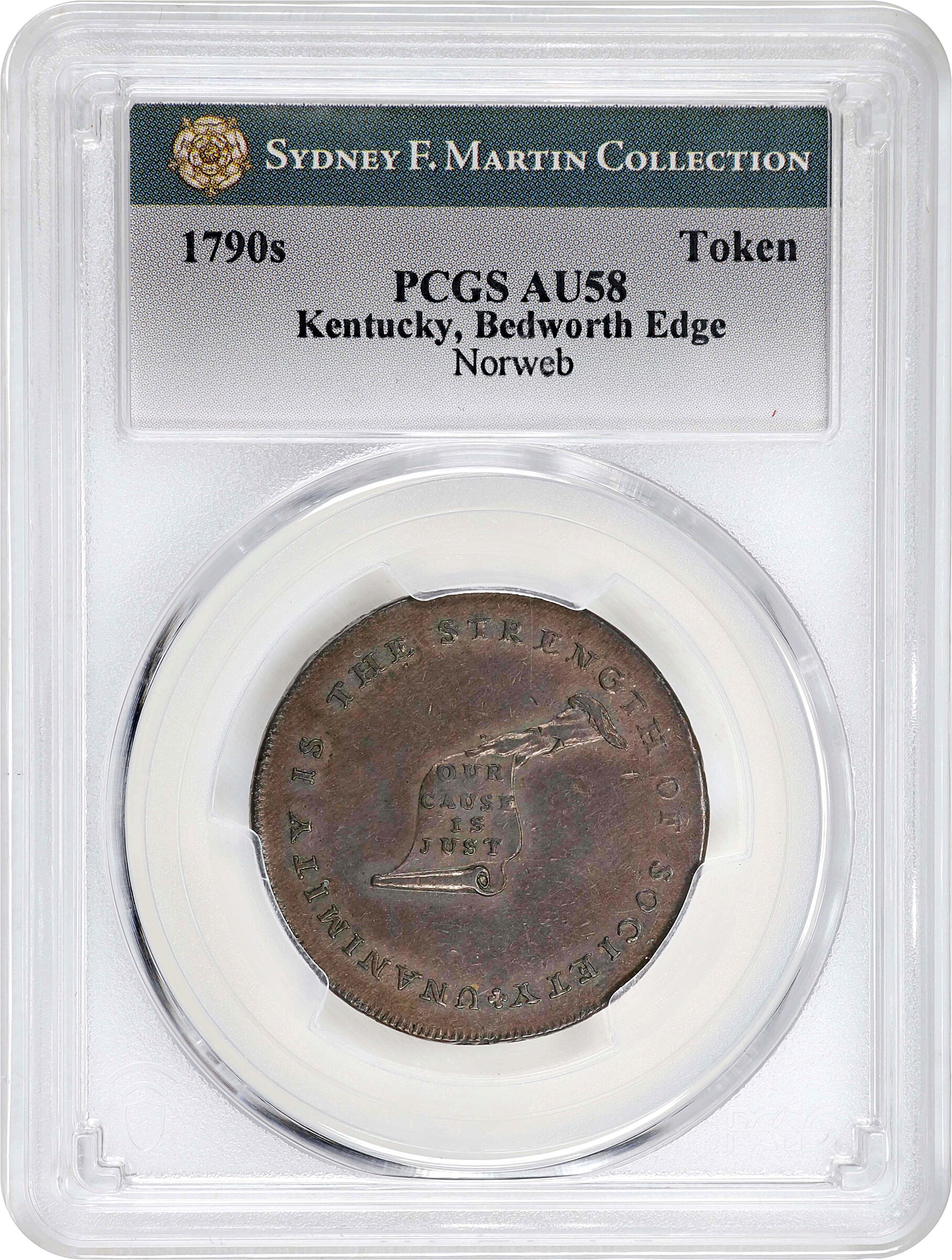 Kentucky Token BEDWORTH MS BN AU50 BN thumbnail 3
