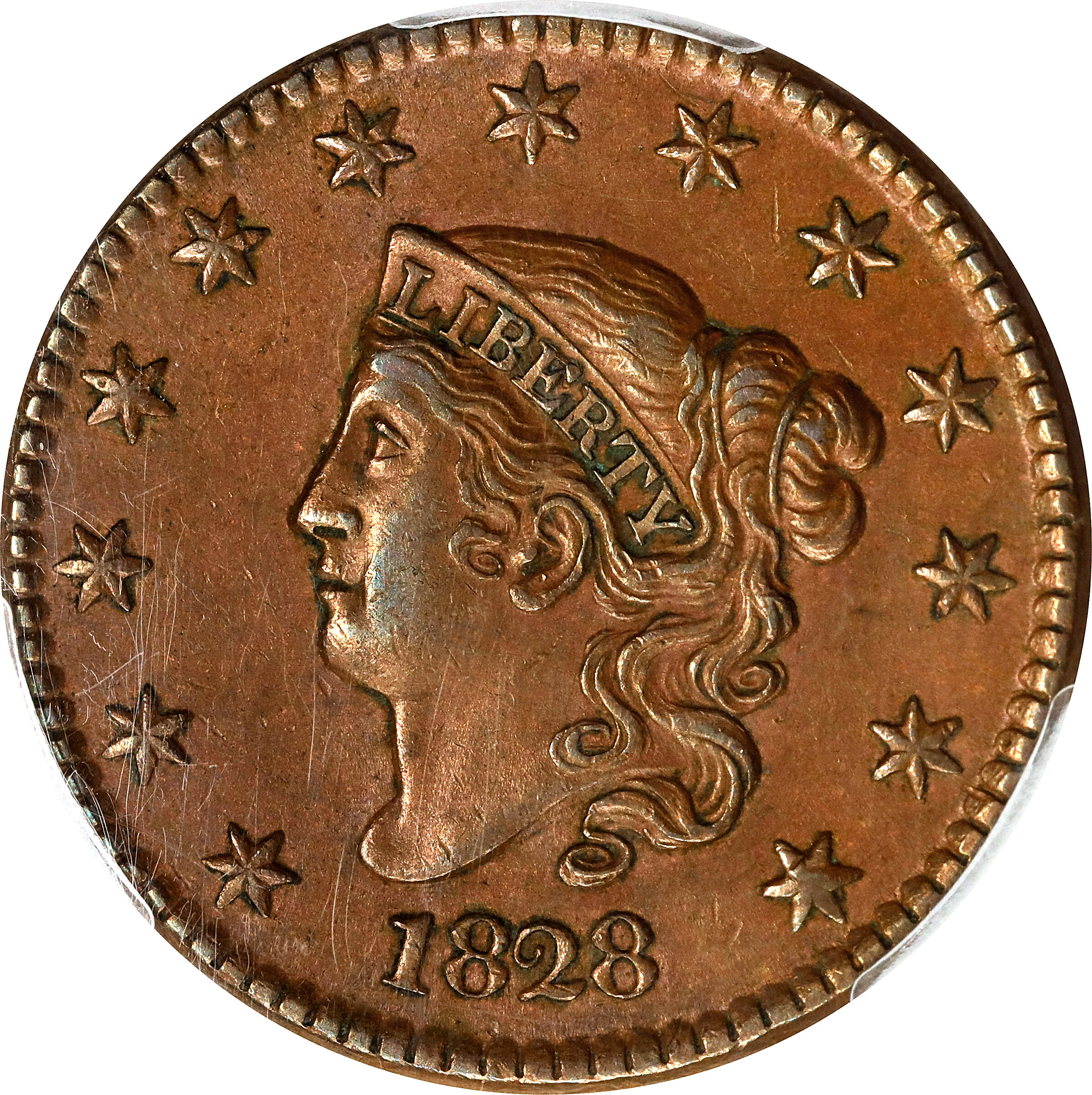 銅鑼 1828 Large Narrow Date Cent MS Values | Greysheet