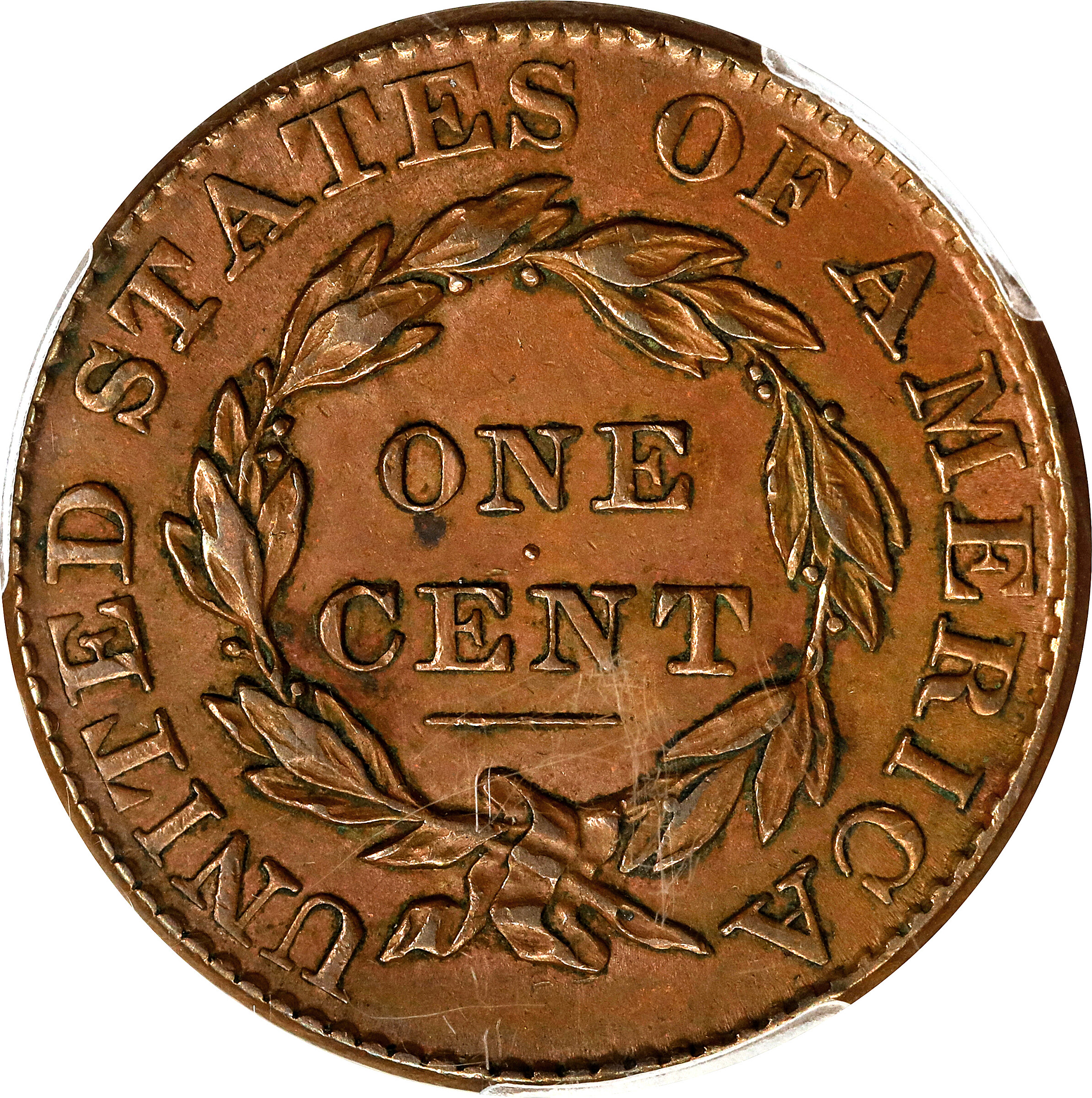 1828 1c Large Narrow Date MS BN AU58 BN thumbnail 2