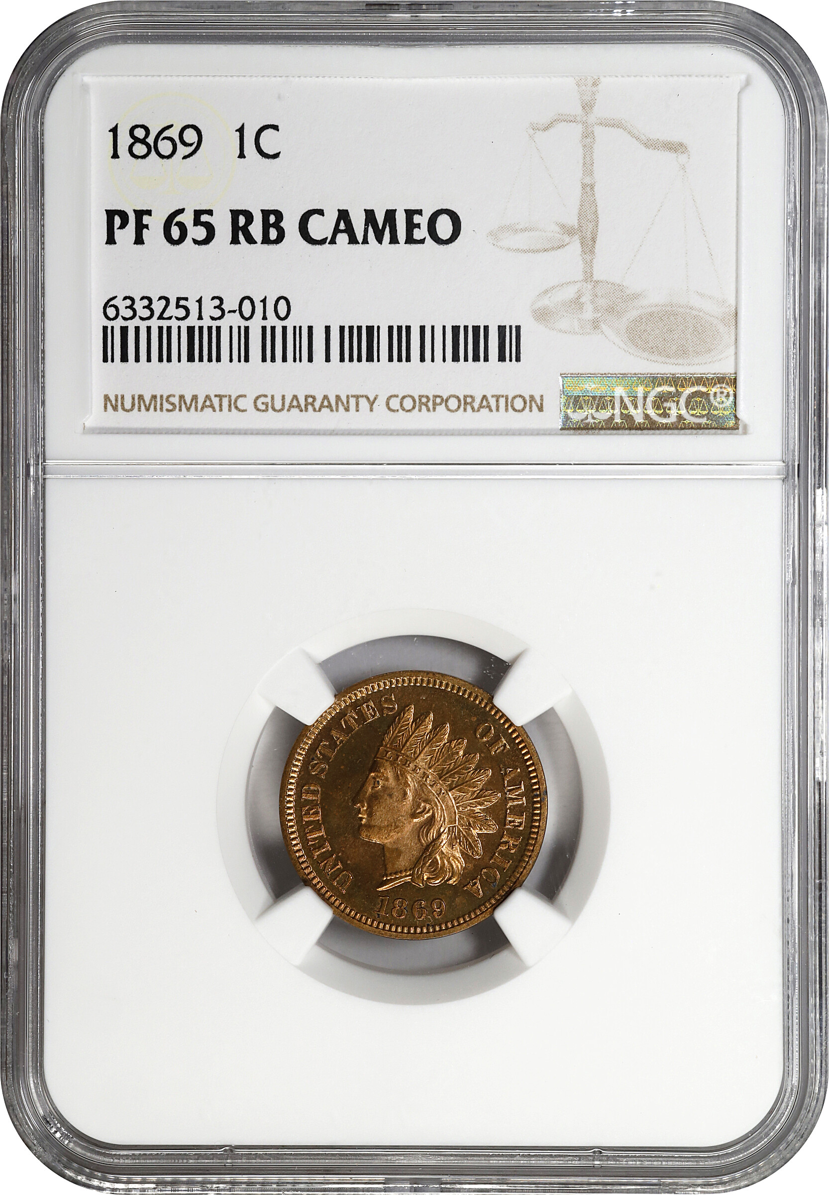 1869 1c PR RD CAM PR65 RD CAM thumbnail 7