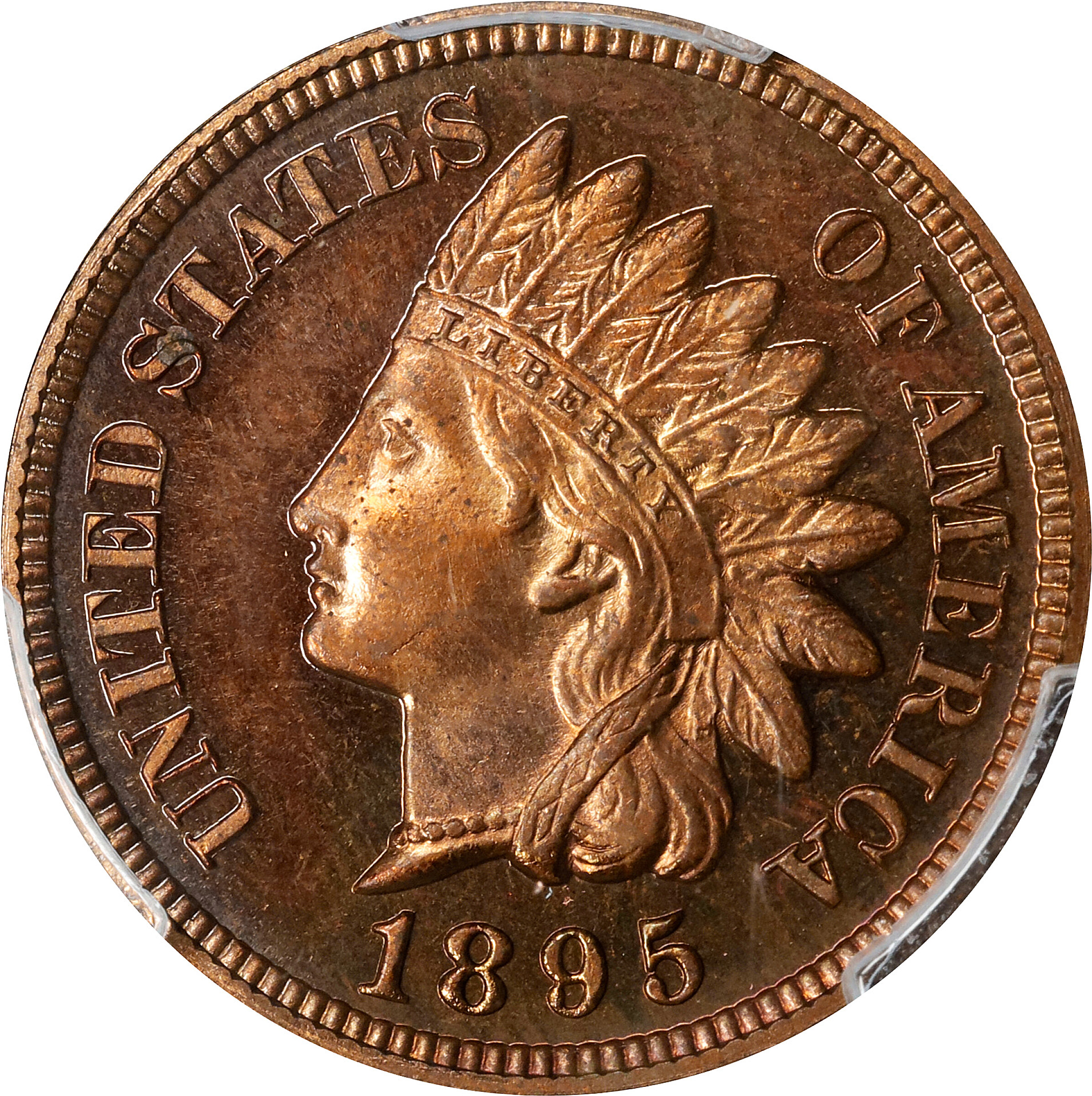 1895 Indian Cent. Proof-65 RD Cameo (PCGS).
