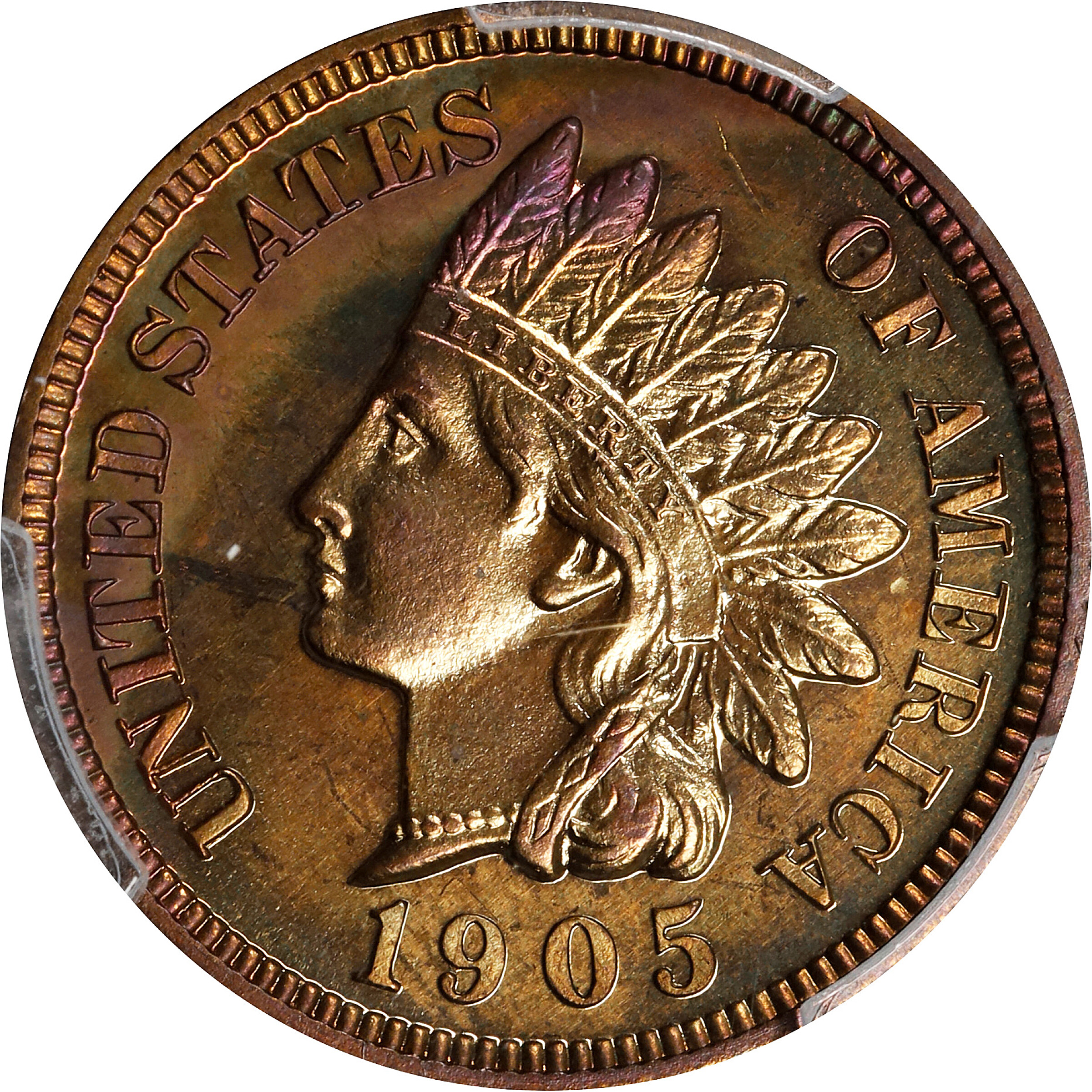 1905 Indian Cent. Proof-66 RD (PCGS).