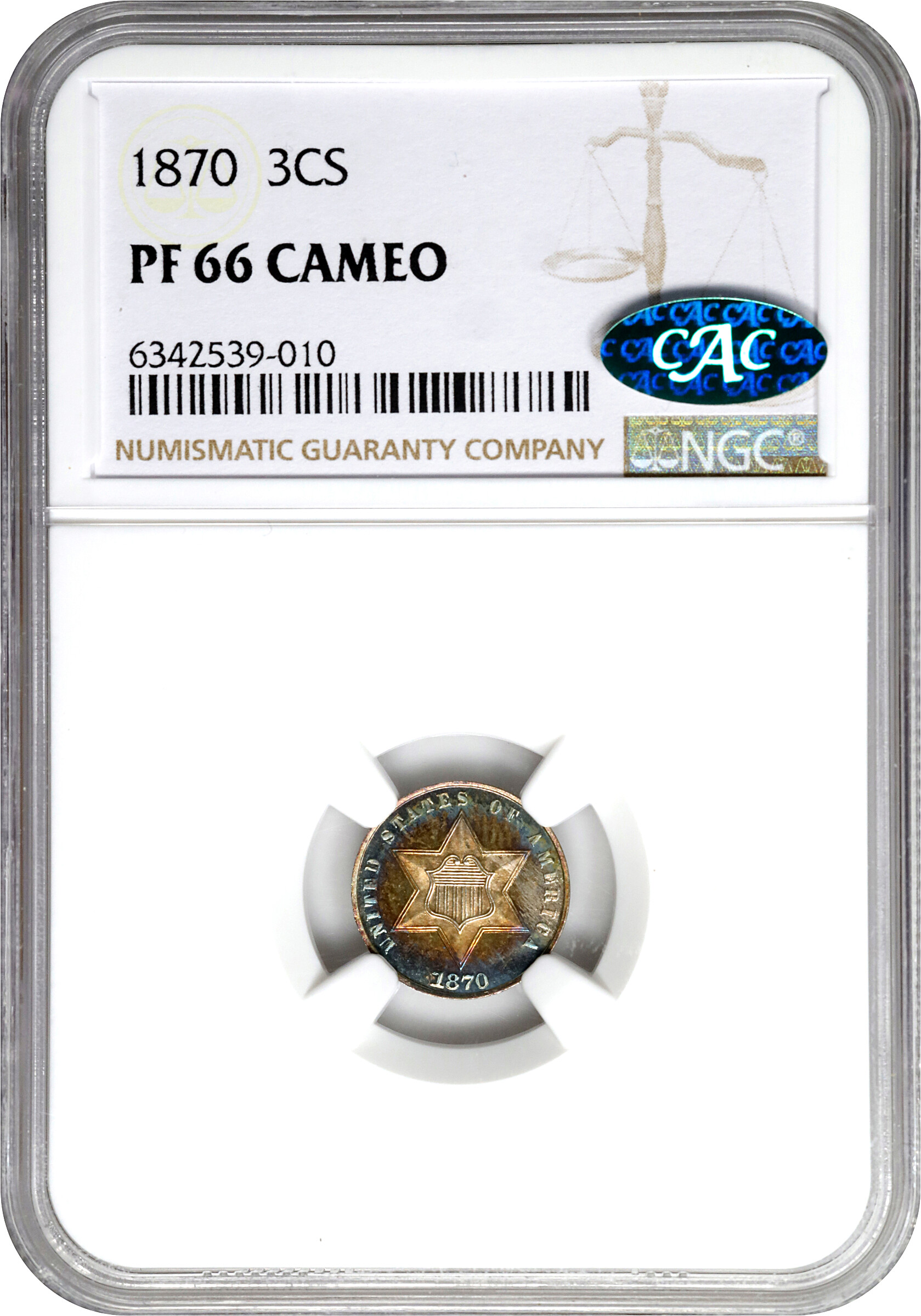 1870 3cS PR CAM PR66 CAM thumbnail 8