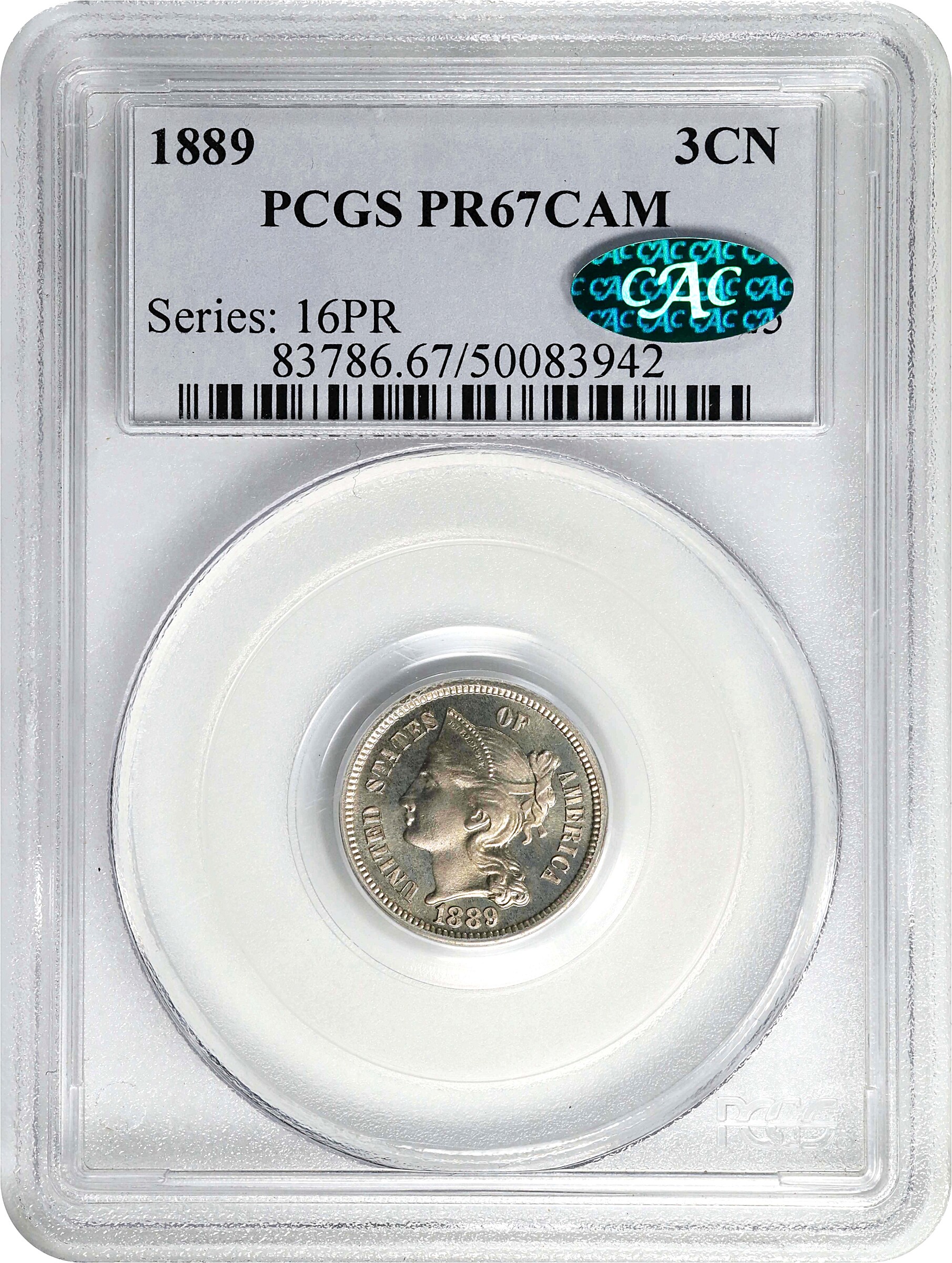 1889 3cN PR CAM PR67 CAM thumbnail 6
