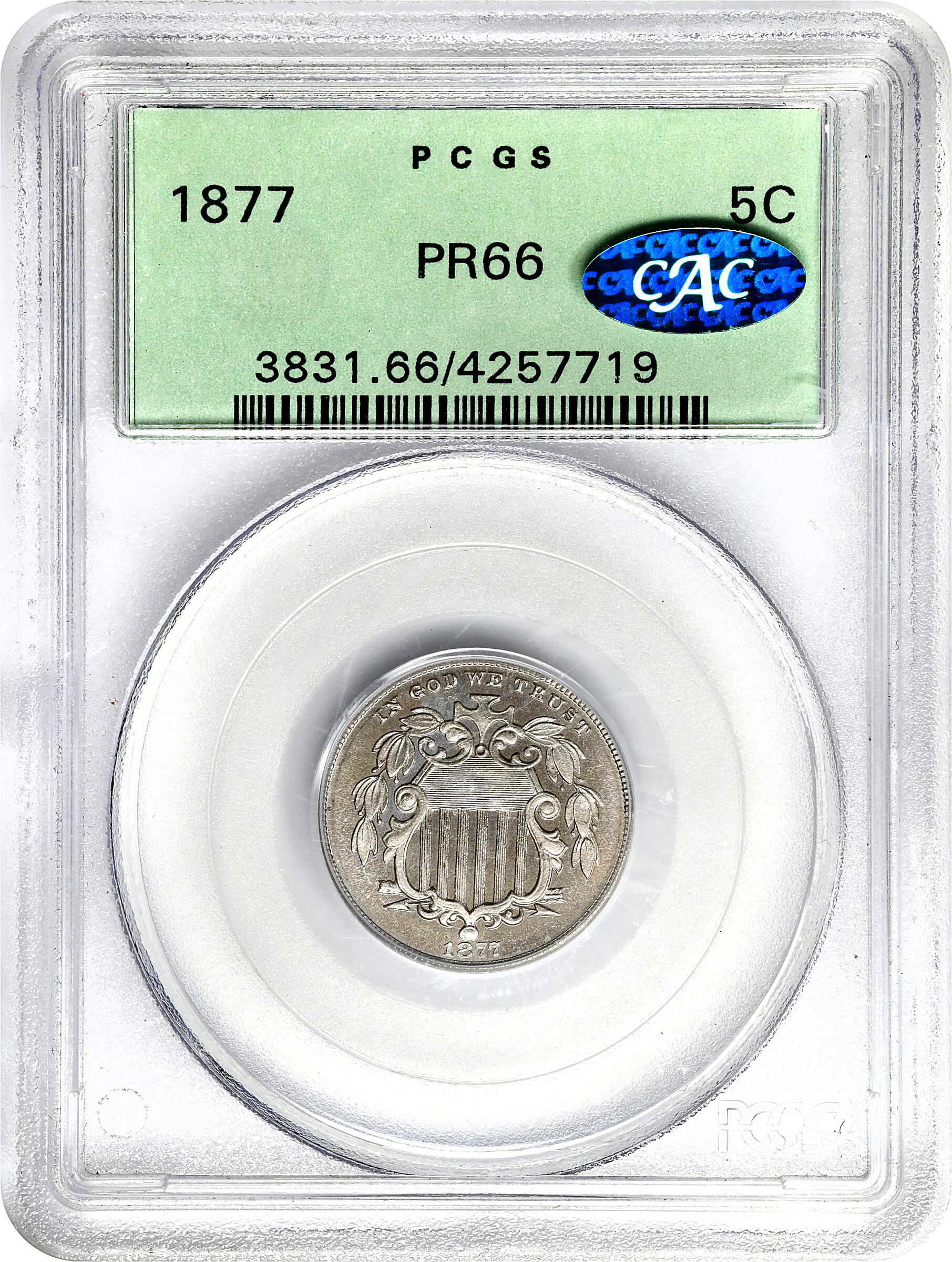1877 5c PR66 thumbnail 7