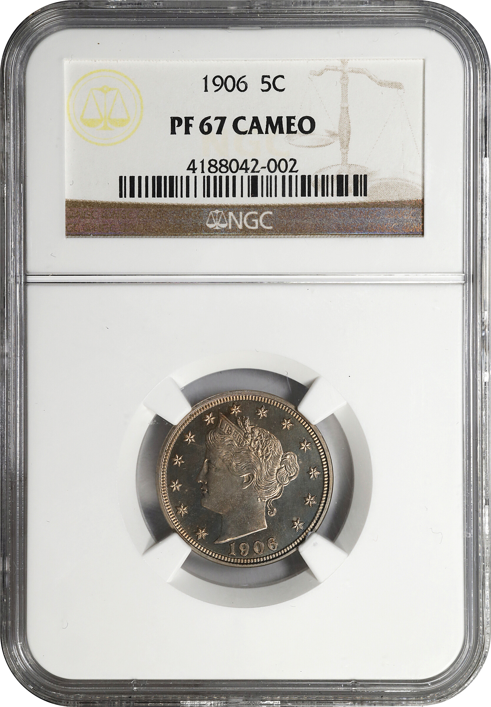 1906 5c PR CAM PR67 CAM thumbnail 5
