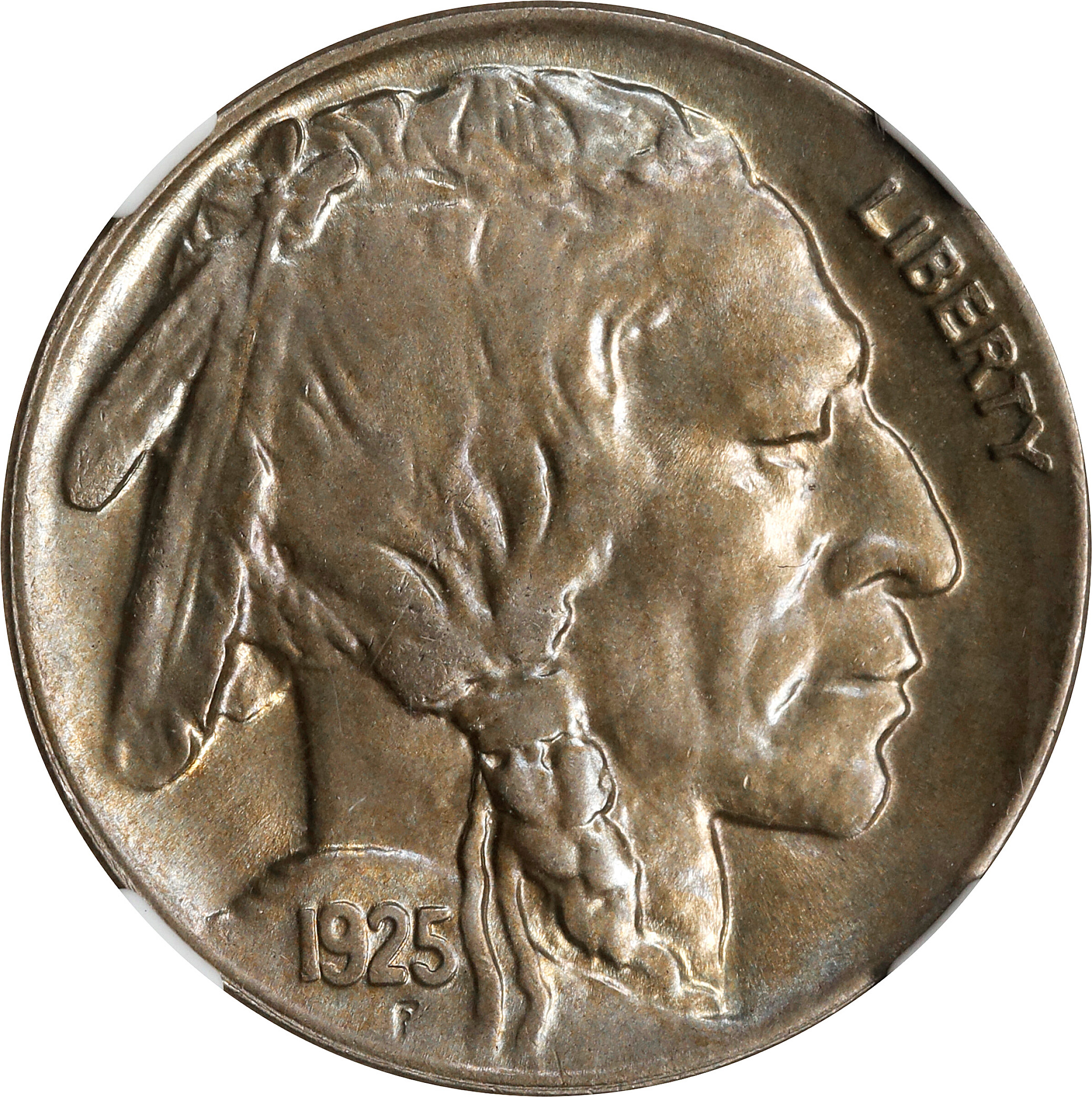 1925-D Buffalo Nickel. MS-66 (NGC).