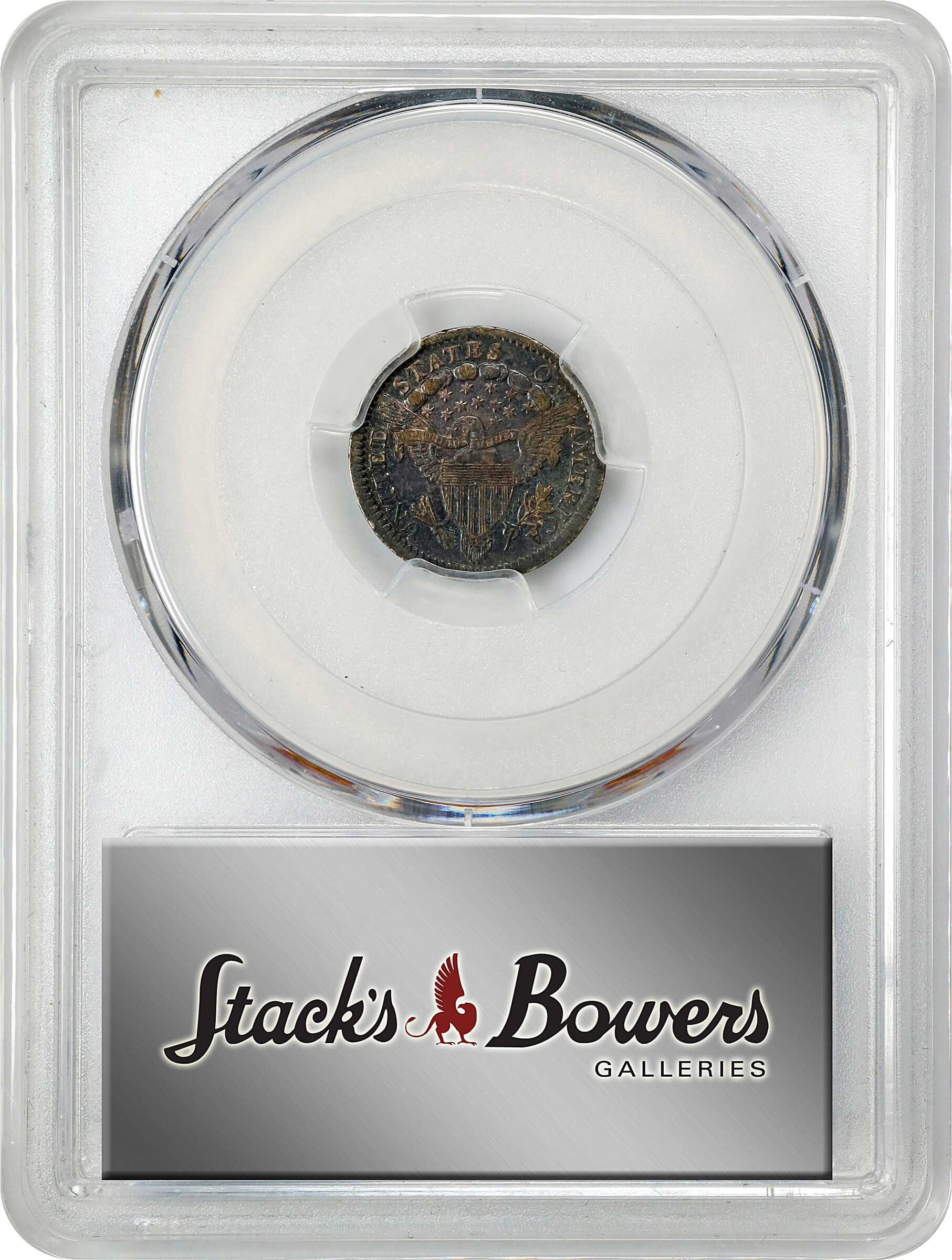Draped Bust Half Dime H10c Heraldic Eagle, 1800-1805 [Type] XF45 thumbnail 4