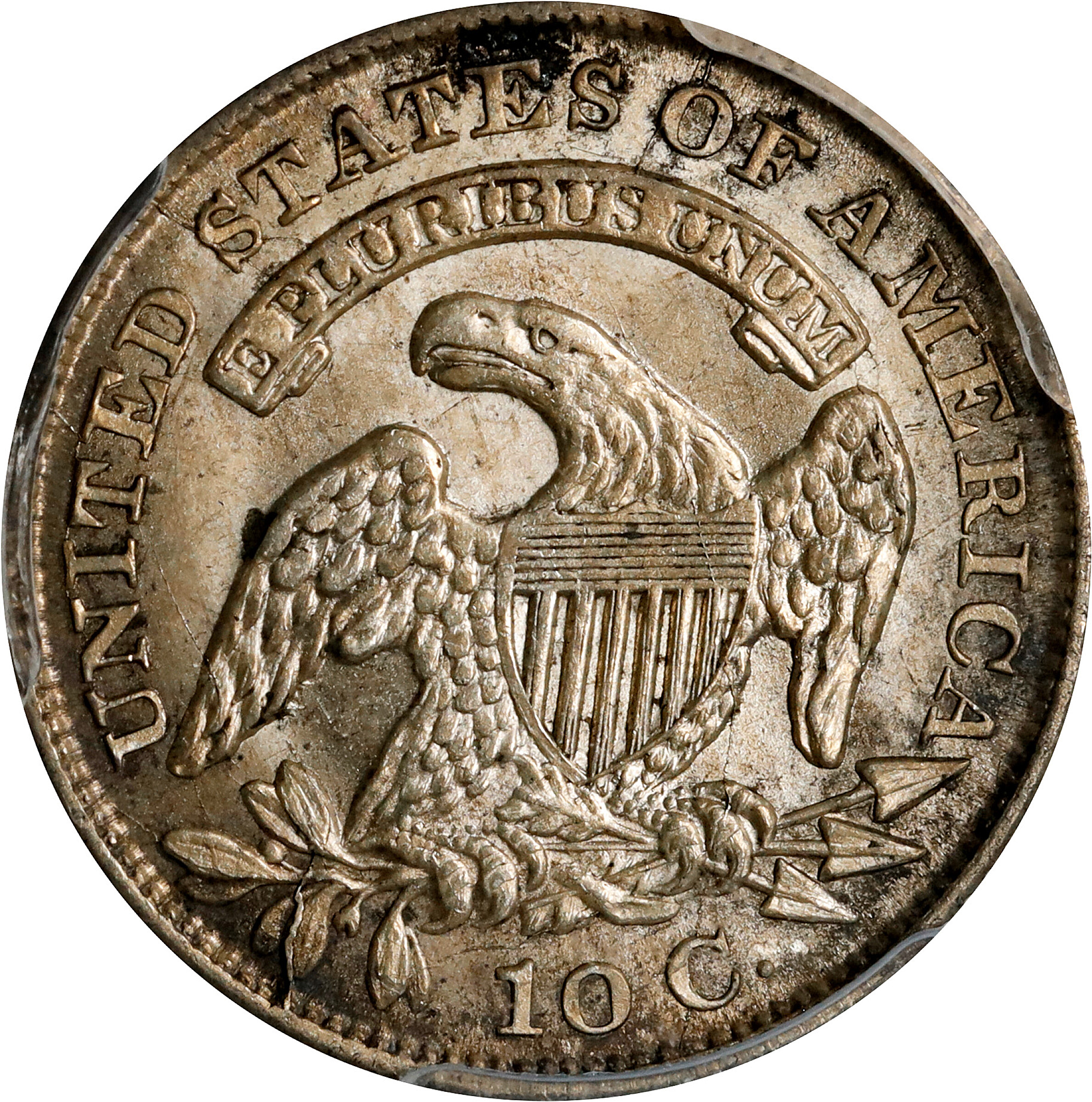 1830 10c Small 10C MS63 CAC thumbnail 2