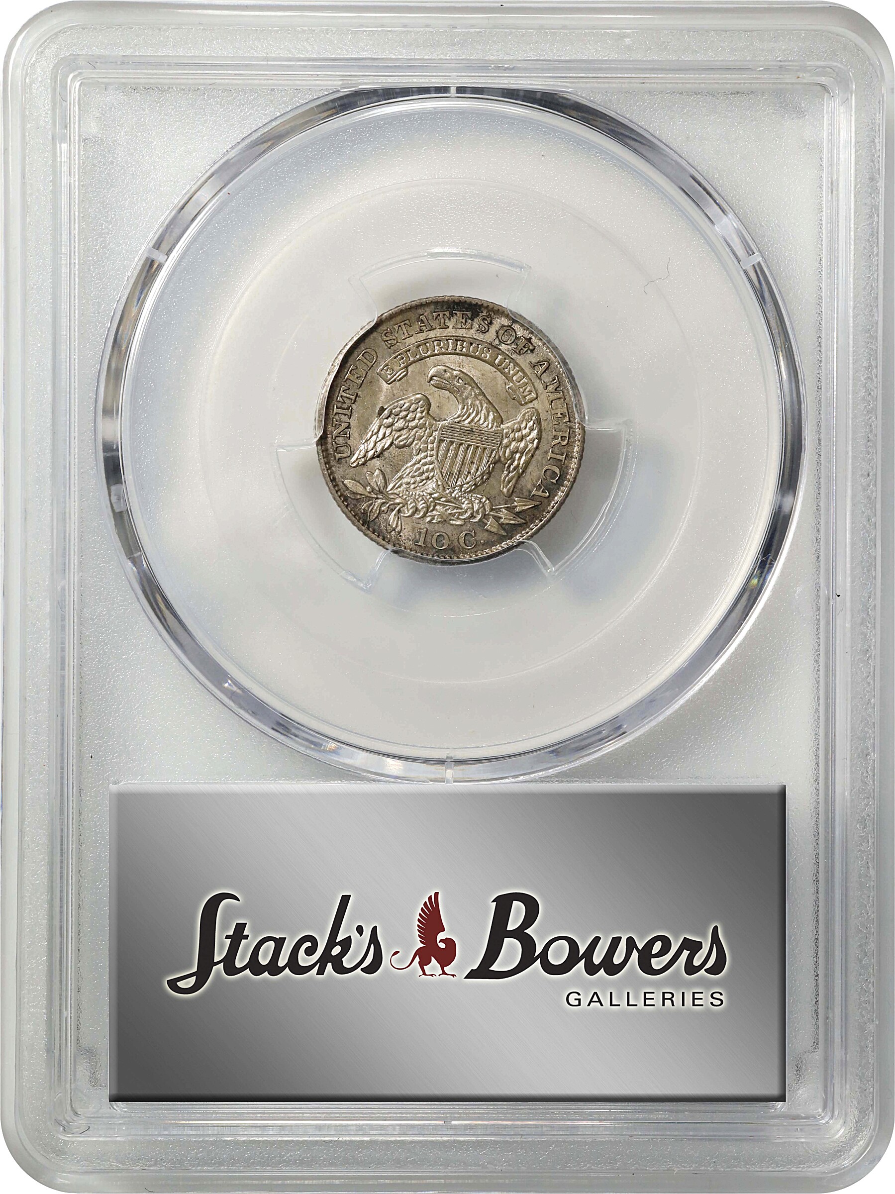 1830 10c Small 10C MS63 CAC thumbnail 4