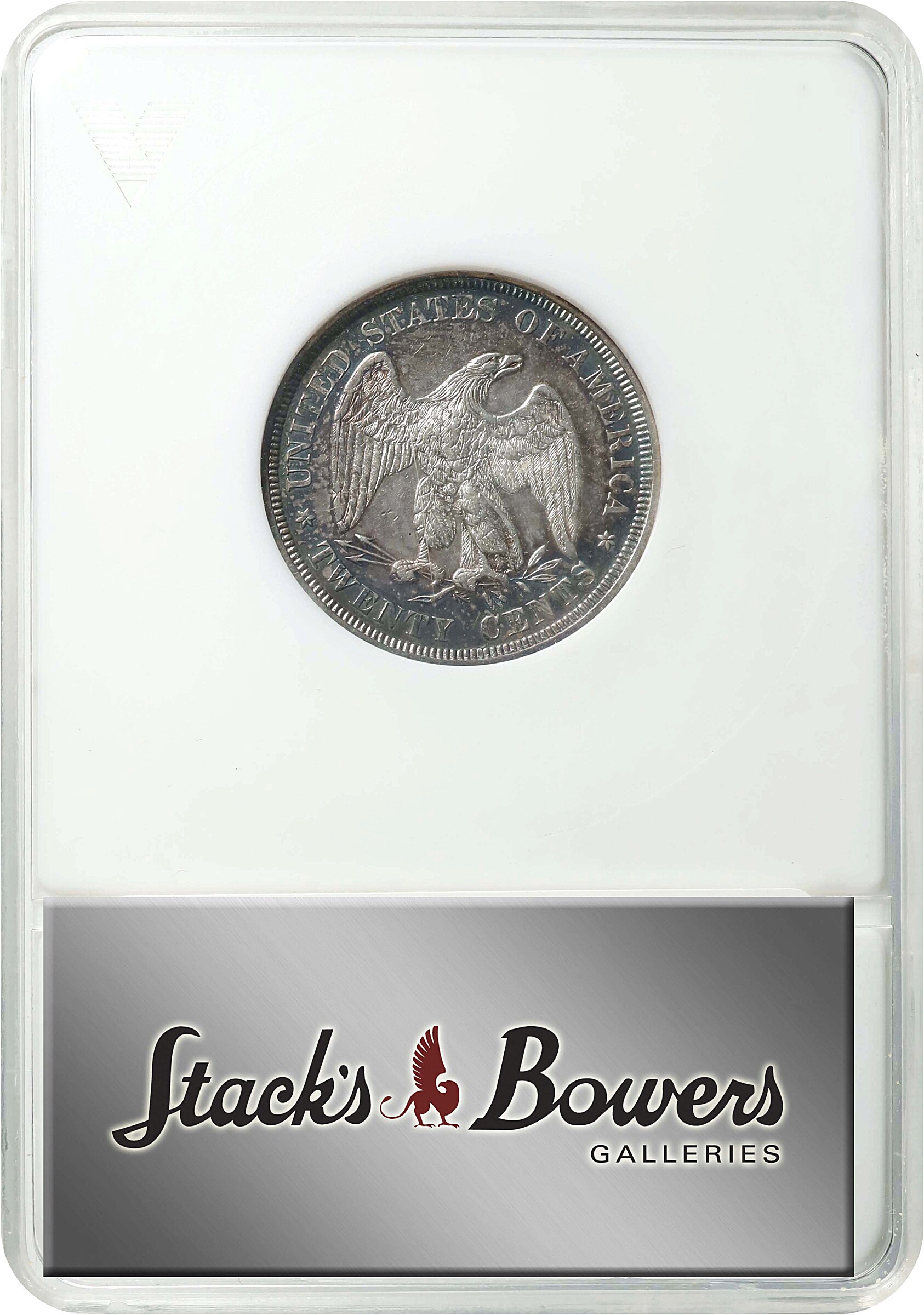 Twenty-Cent Piece 20c Seated Liberty, 1875-1878 [Type] XF40 thumbnail 4