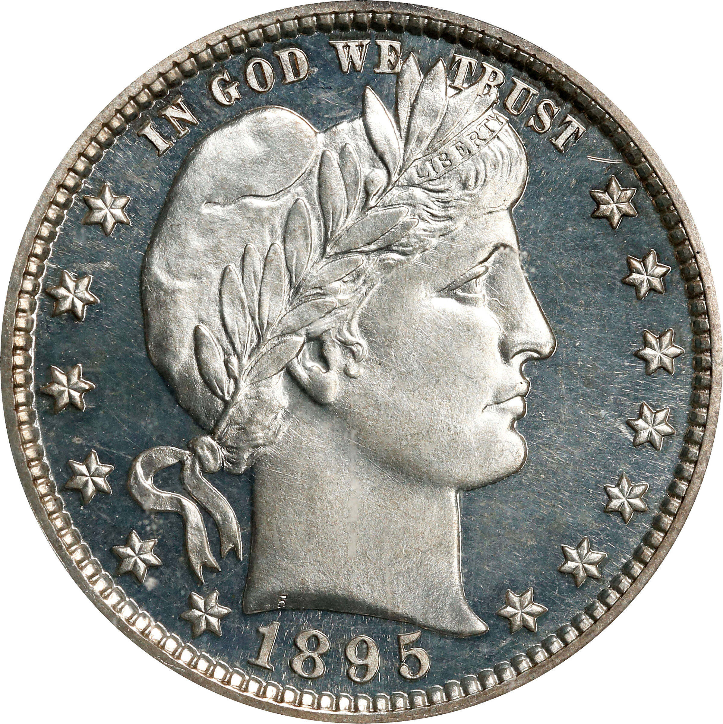 1895 Barber Quarter. Proof-66 Cameo (PCGS). CAC.