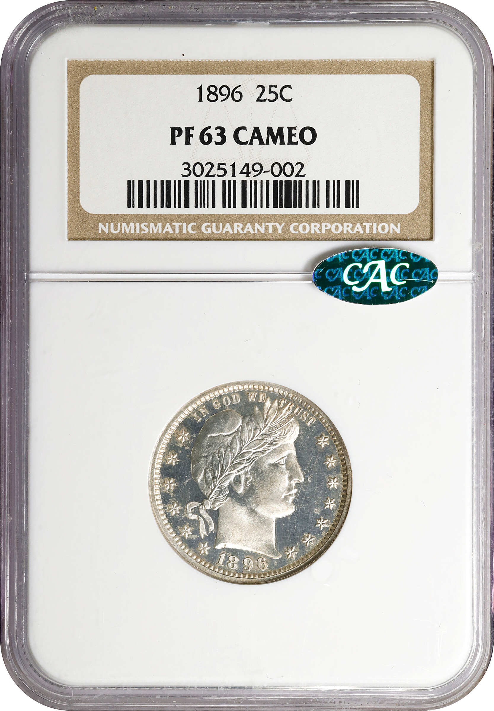 1896 25c PR CAM PR61 CAM thumbnail 7