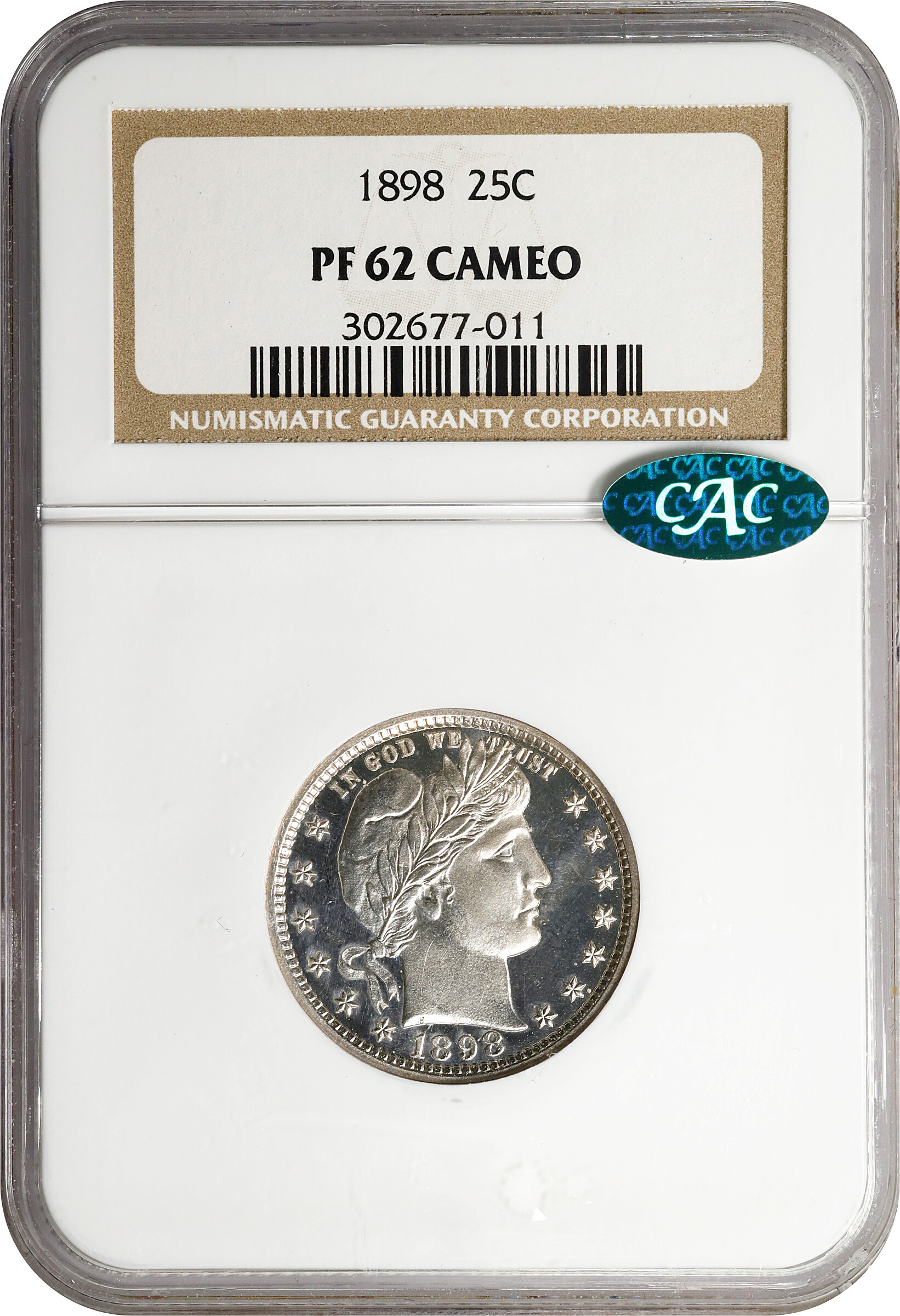1898 25c PR CAM PR61 CAM thumbnail 3