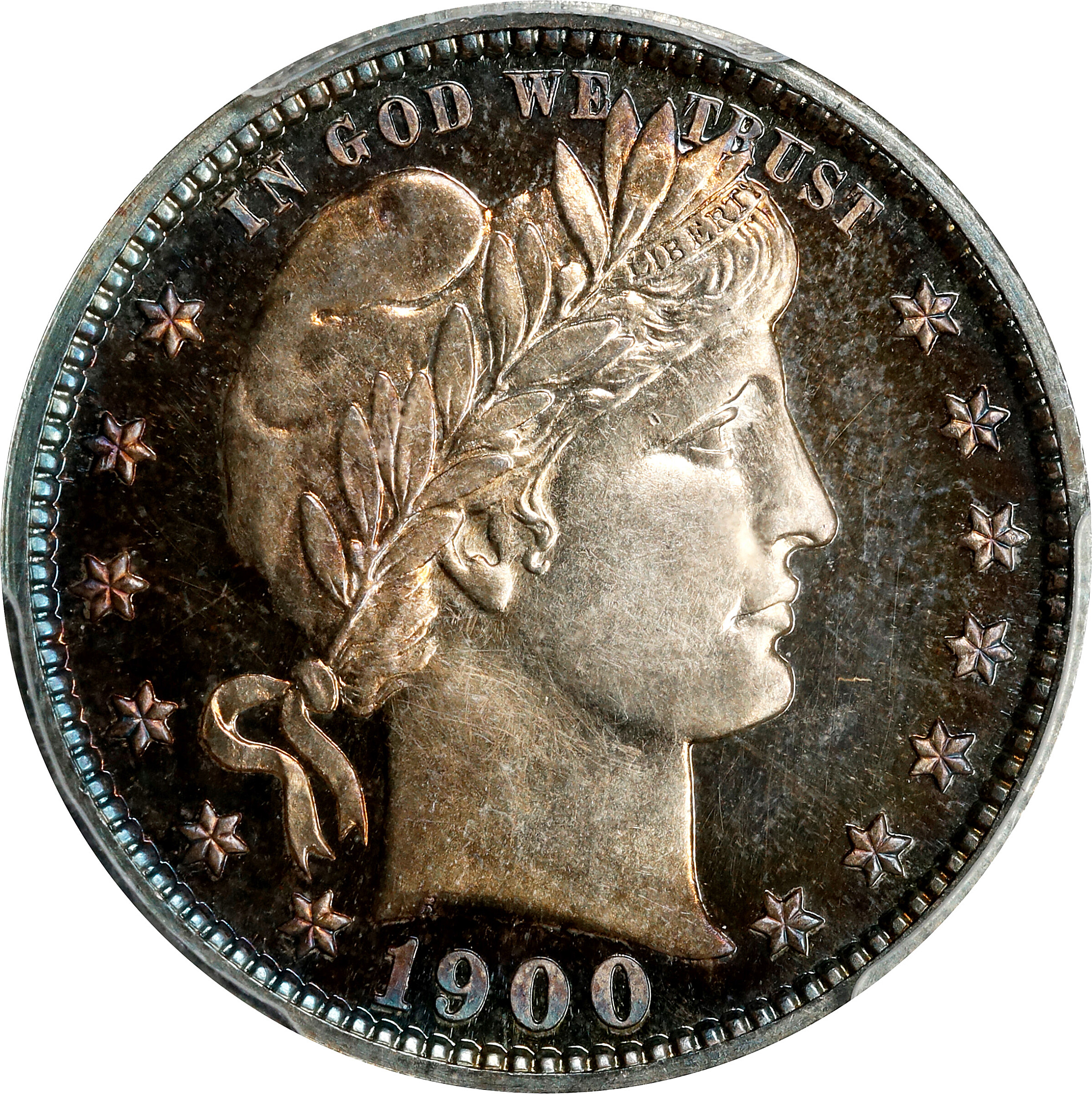 1900 Barber Quarter. Proof-66 Cameo (PCGS). CAC.