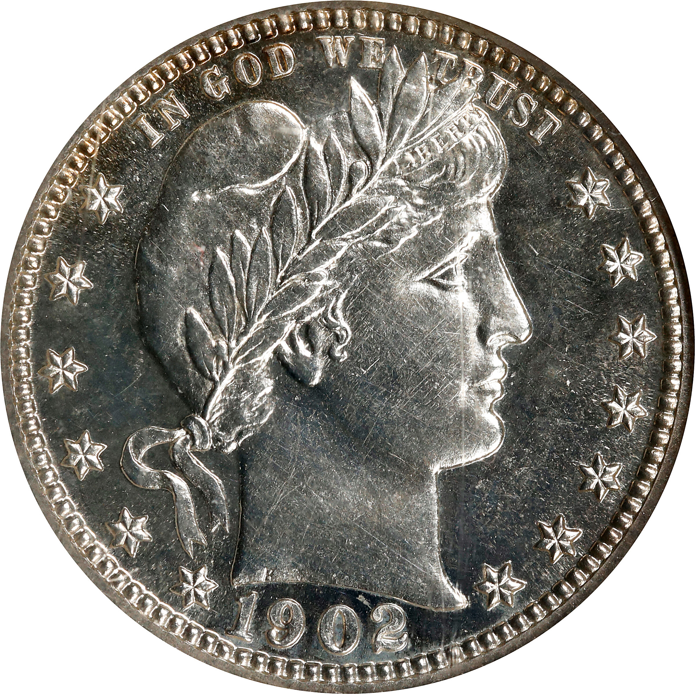 1902 Barber Quarter. Proof-66 (NGC).