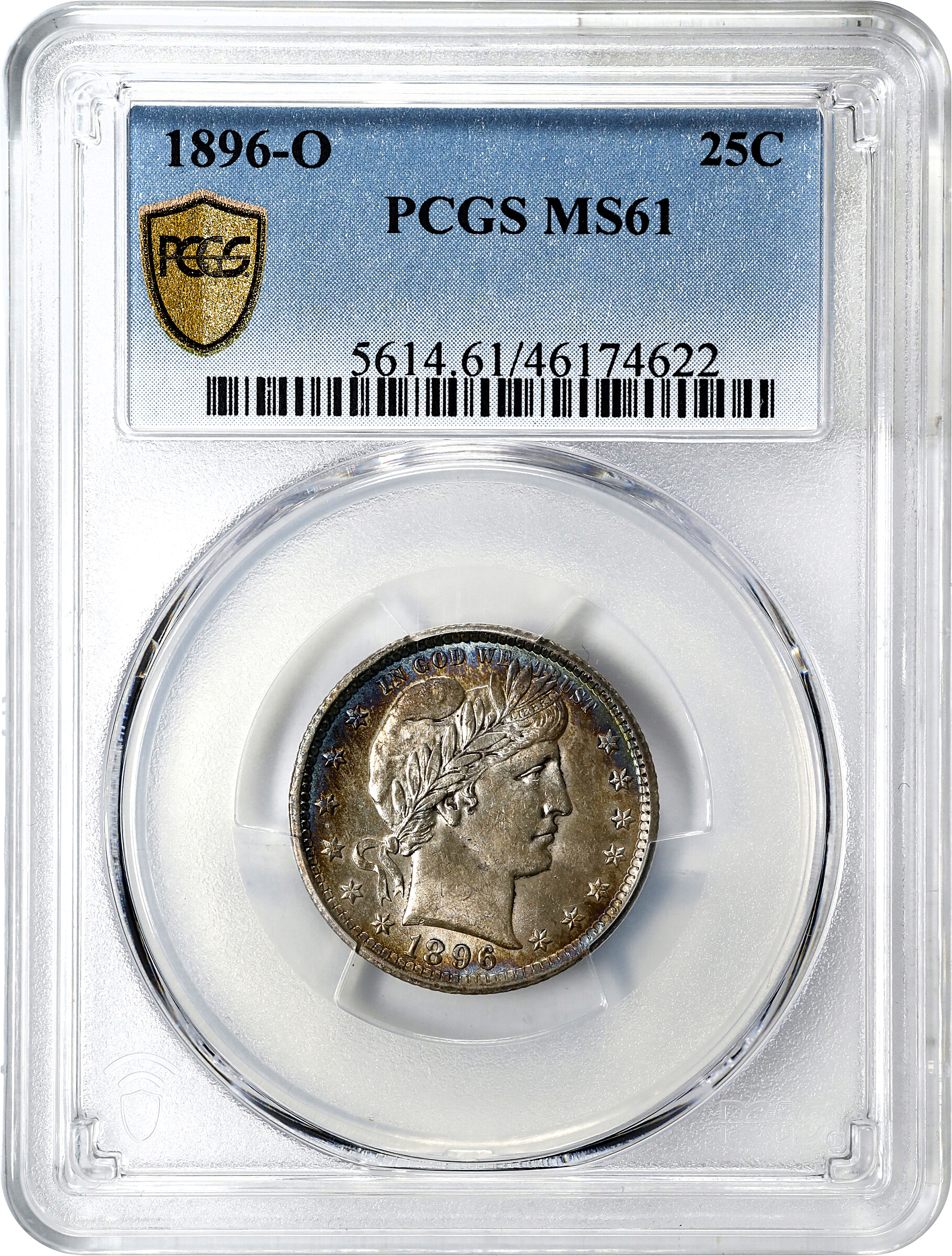 1896-O 25c MS61 thumbnail 3