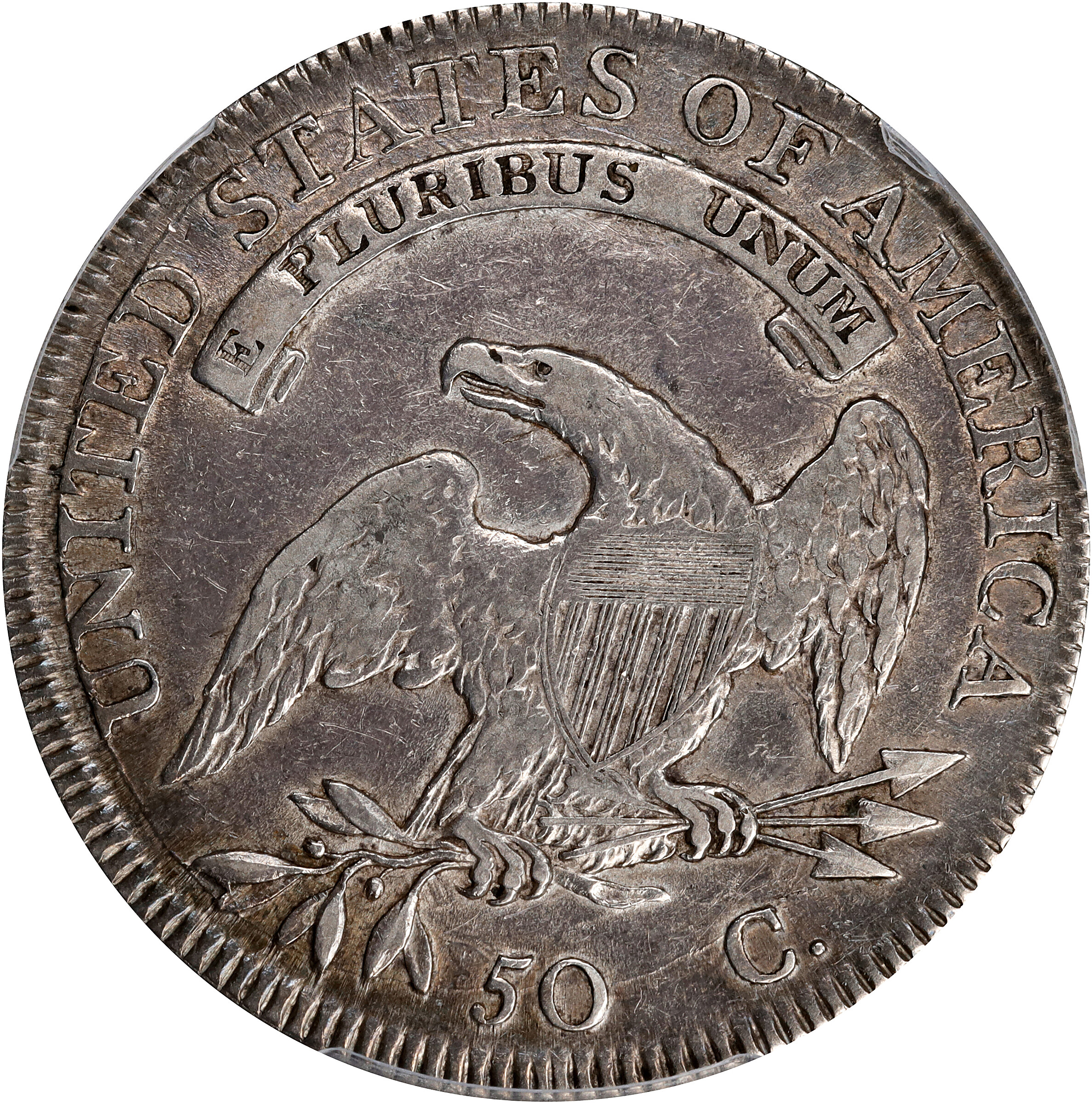 1807 50c Capped Bust, Small Stars MS60 thumbnail 22