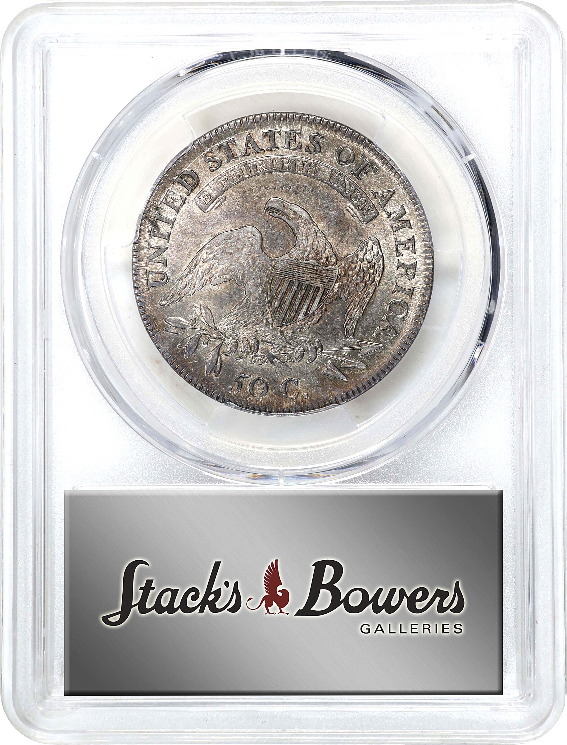 1809 50c O-102a AU55 CAC thumbnail 6