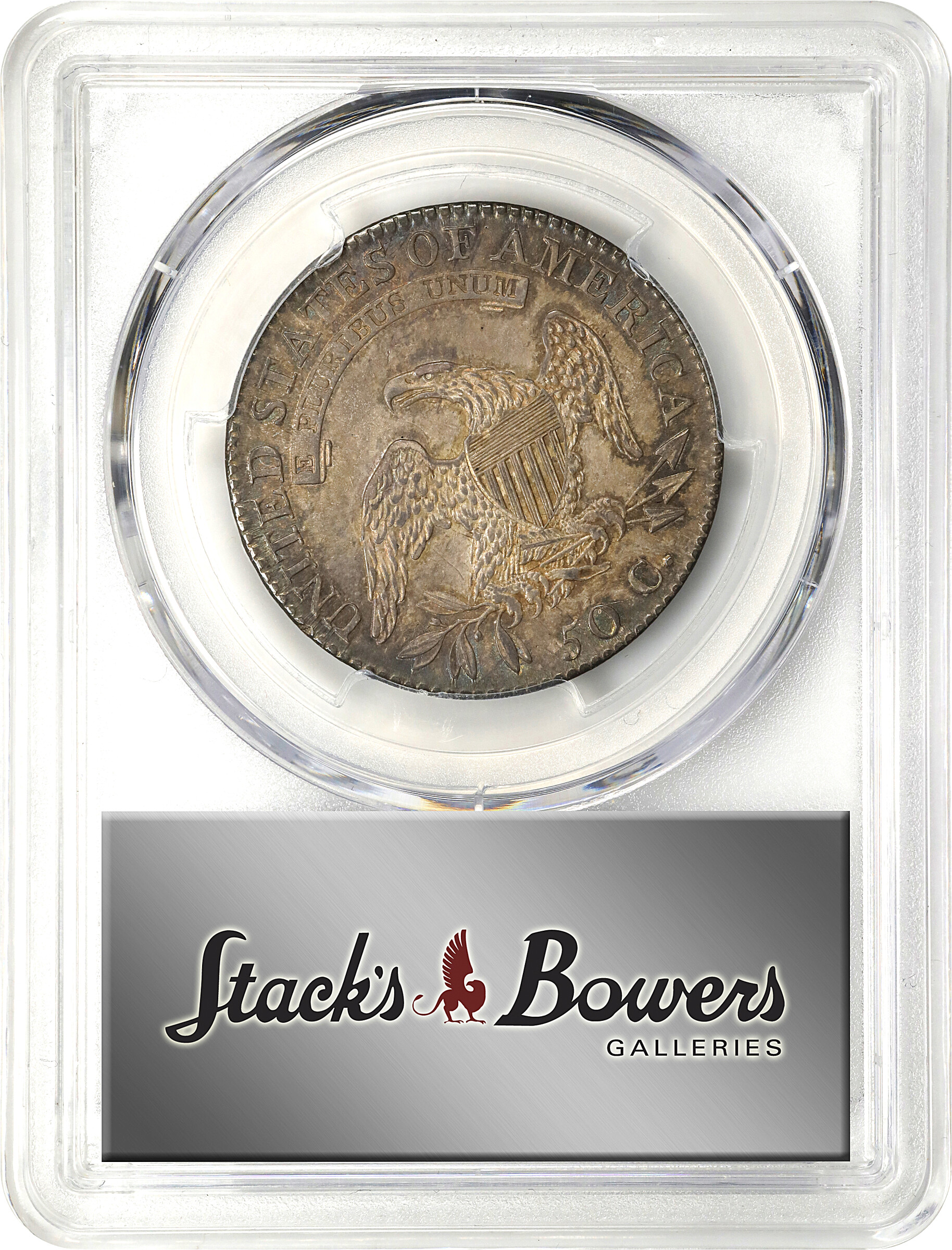 1818/7 50c Small 8 MS61 thumbnail 4