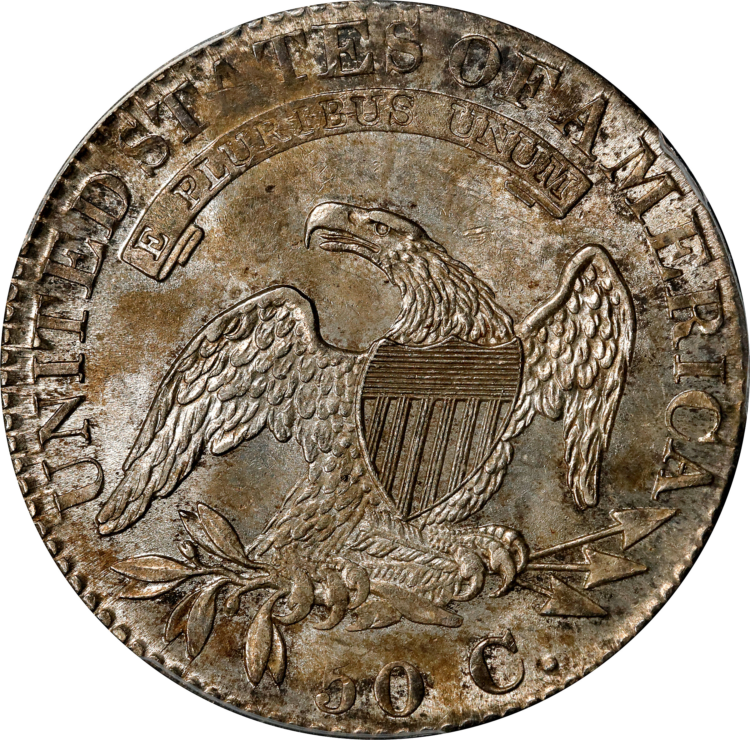 1824 50c O-111 MS60 thumbnail 2