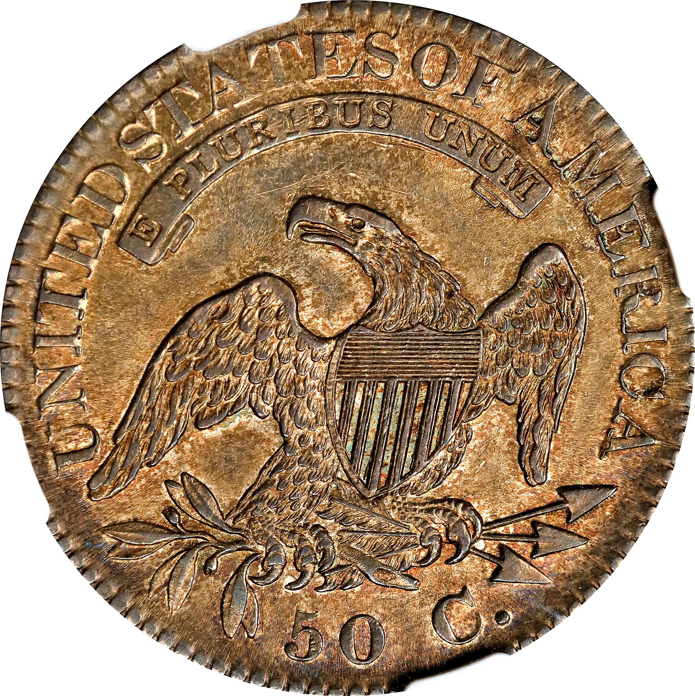 1825 50c O-102 AG3 CAC thumbnail 24
