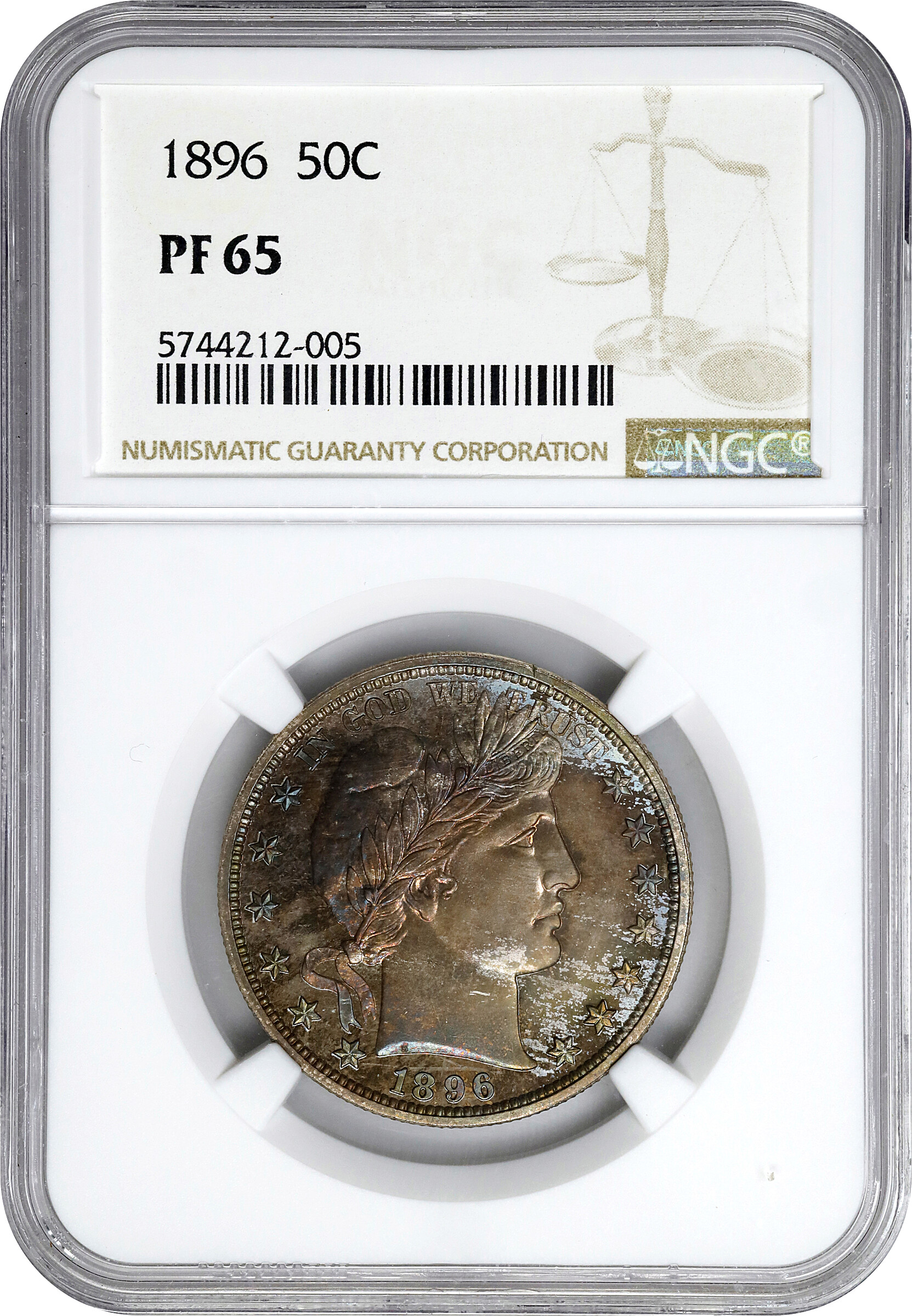 1896 50c PR65 thumbnail 3